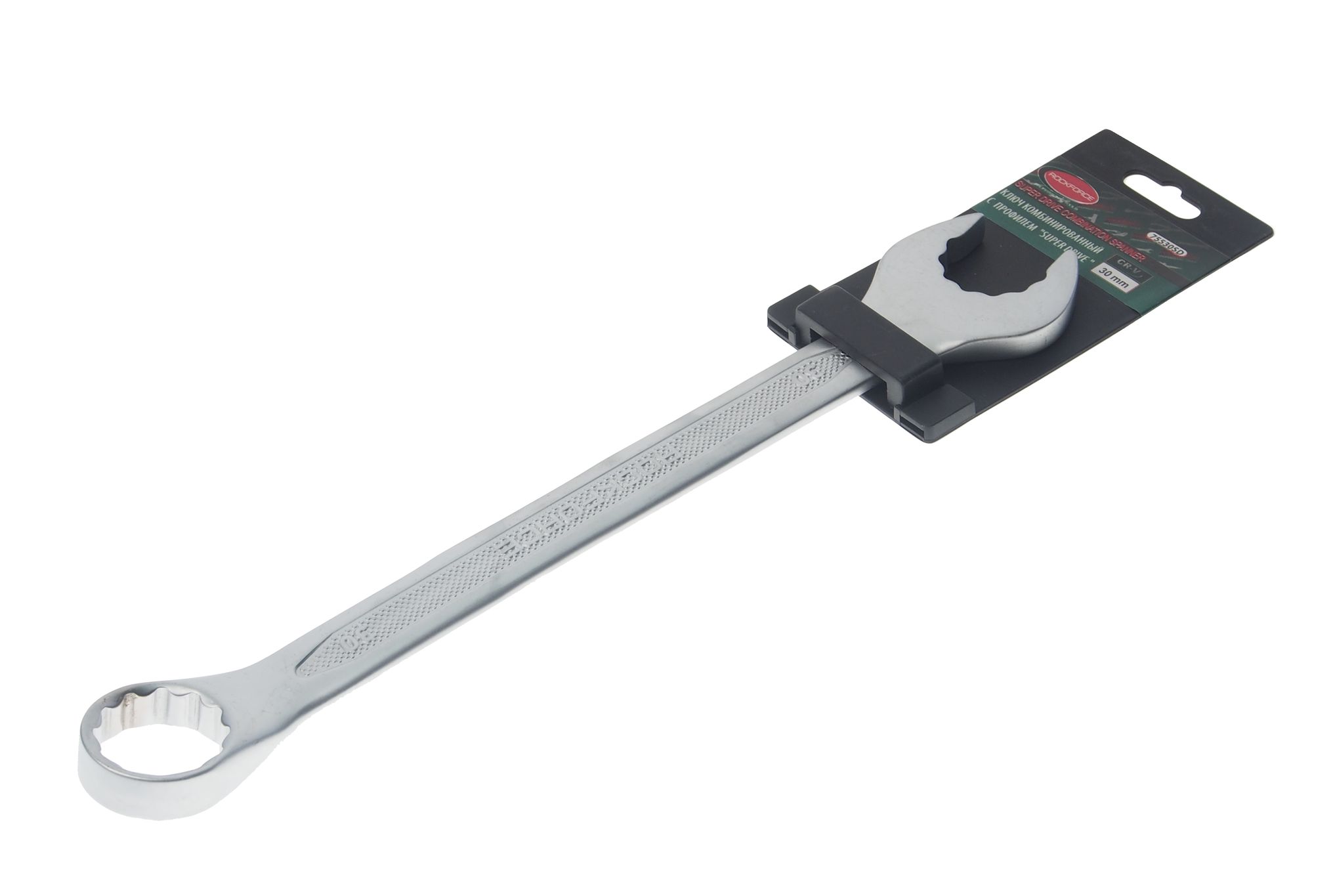 Ключ комбинированный 30мм RF-75530SD с профилем "Super drive" ROCKFORCE /1/10