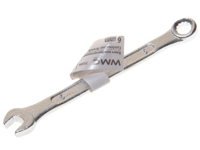 Ключ комбинированный  6мм WMC-75506 12-гранный прямой WMC TOOLS /1