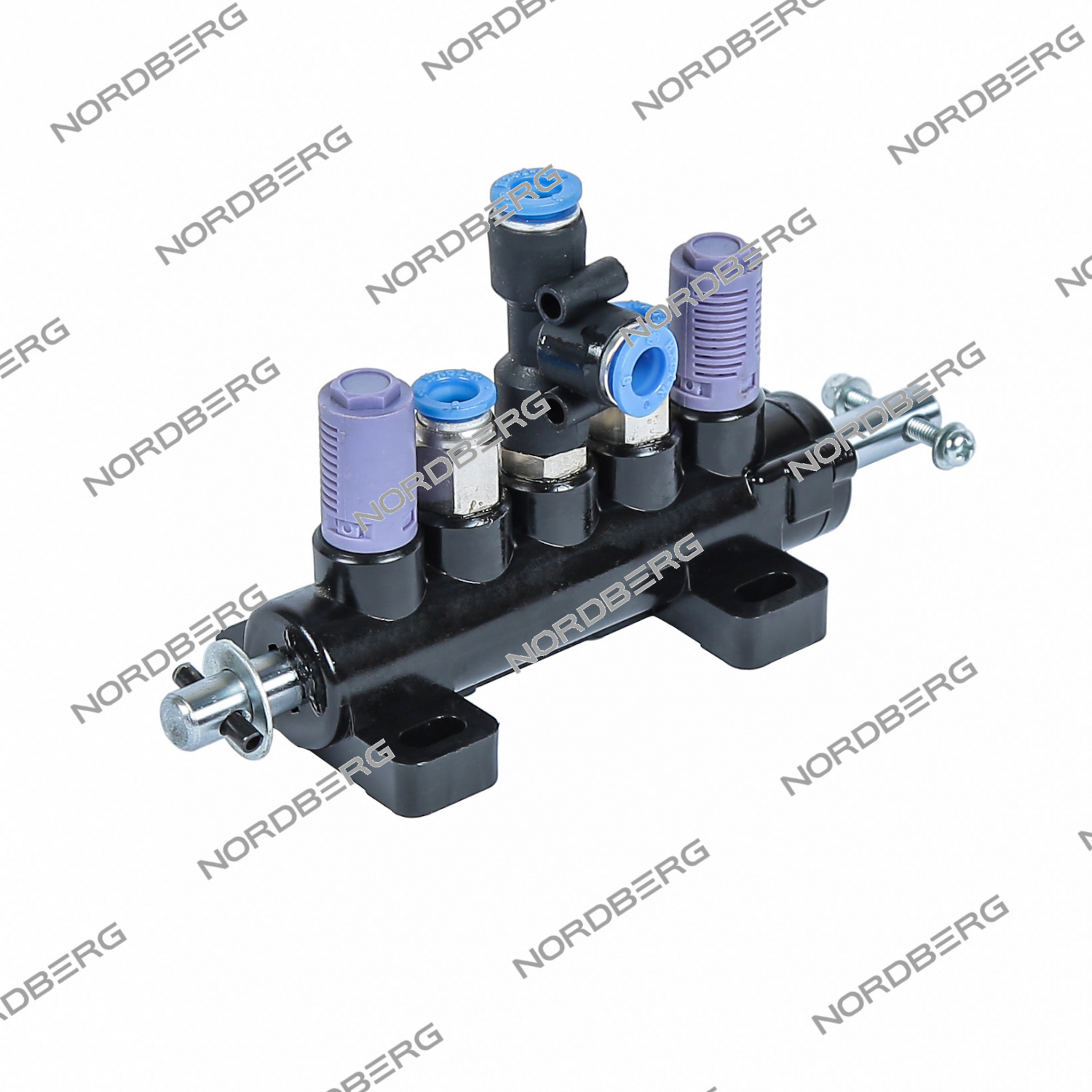 Клапан педального узла (A) (с тройником), 4638 NORDBERG CT-D-1110000