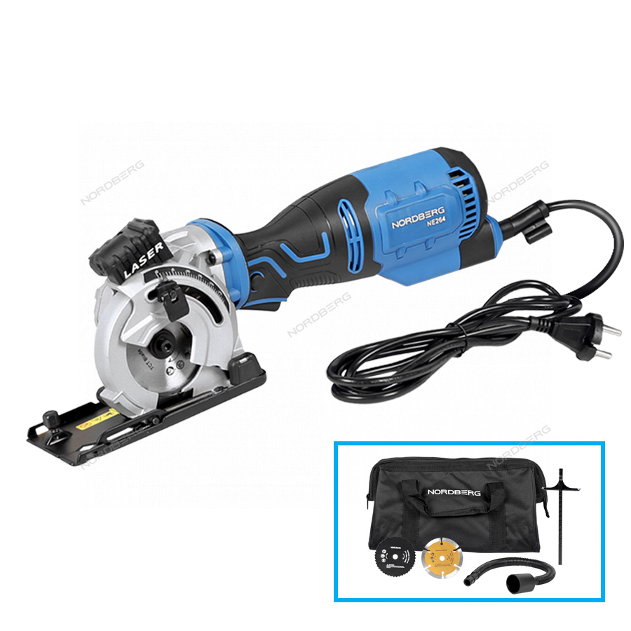 Дисковая пила мини, диск 89 мм, 705 Вт NORDBERG NE264