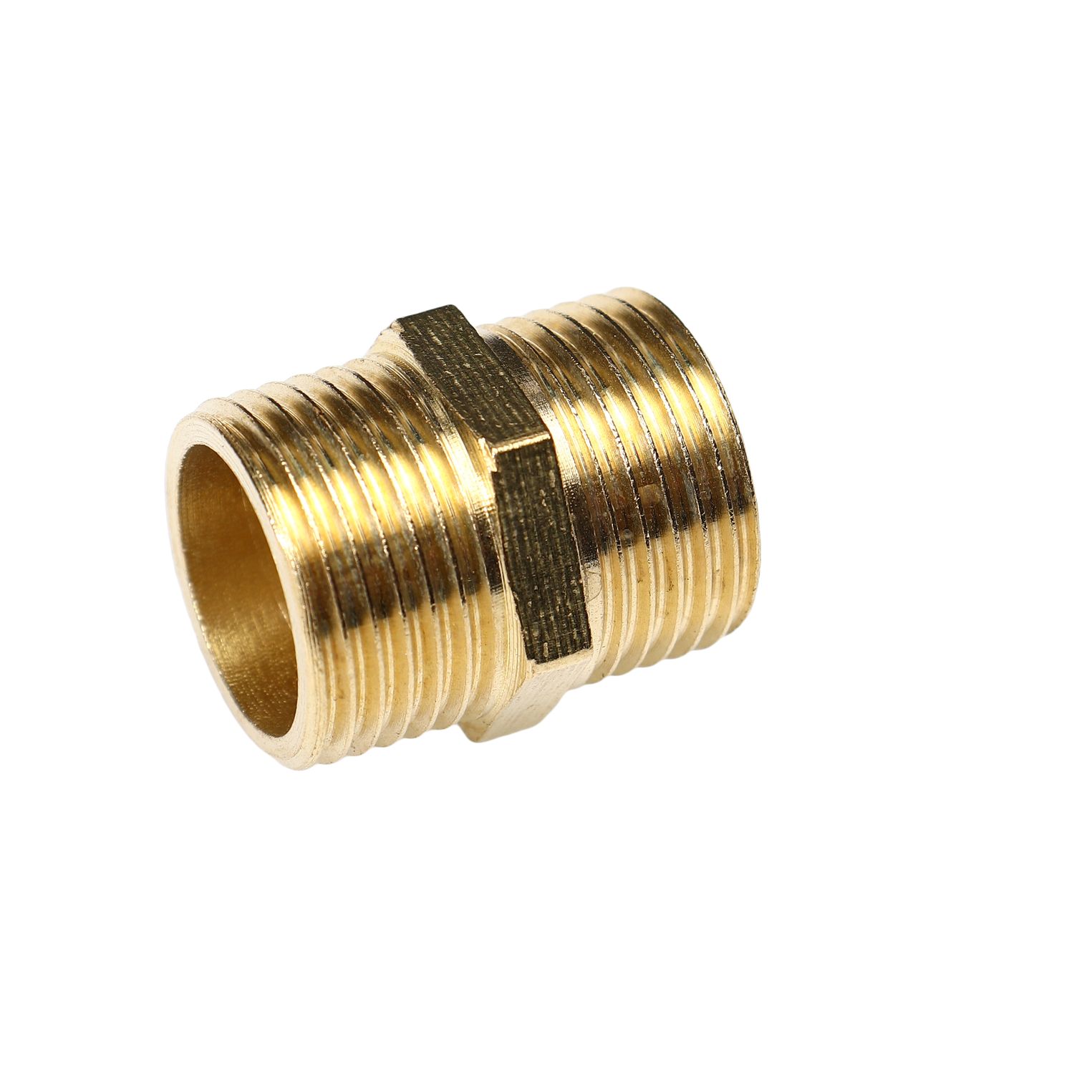 Соединитель резьбовой ER-MM06/06:наруж. резьба 3/8"x3/8" ЭВРИКА /1/10
