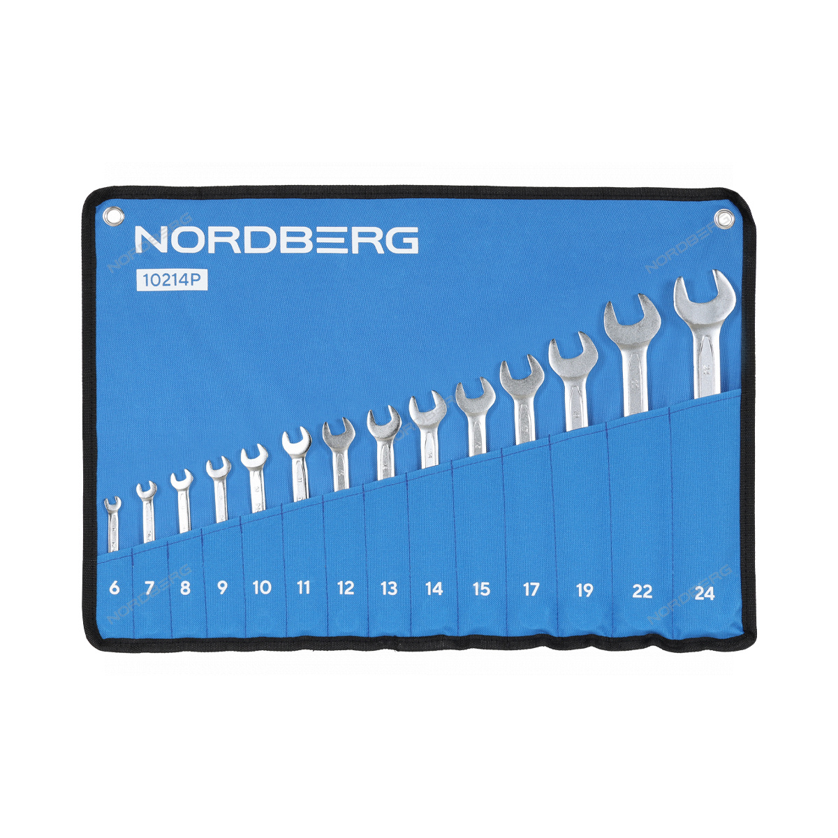 Набор ключей комбинированных 14 шт, планшет тетрон NORDBERG 10214P