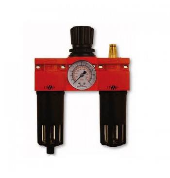 VEPA ГРУППА F455/3 фильтр+редуктор+лубрикатор 1/2" металлический корпус, с манометром