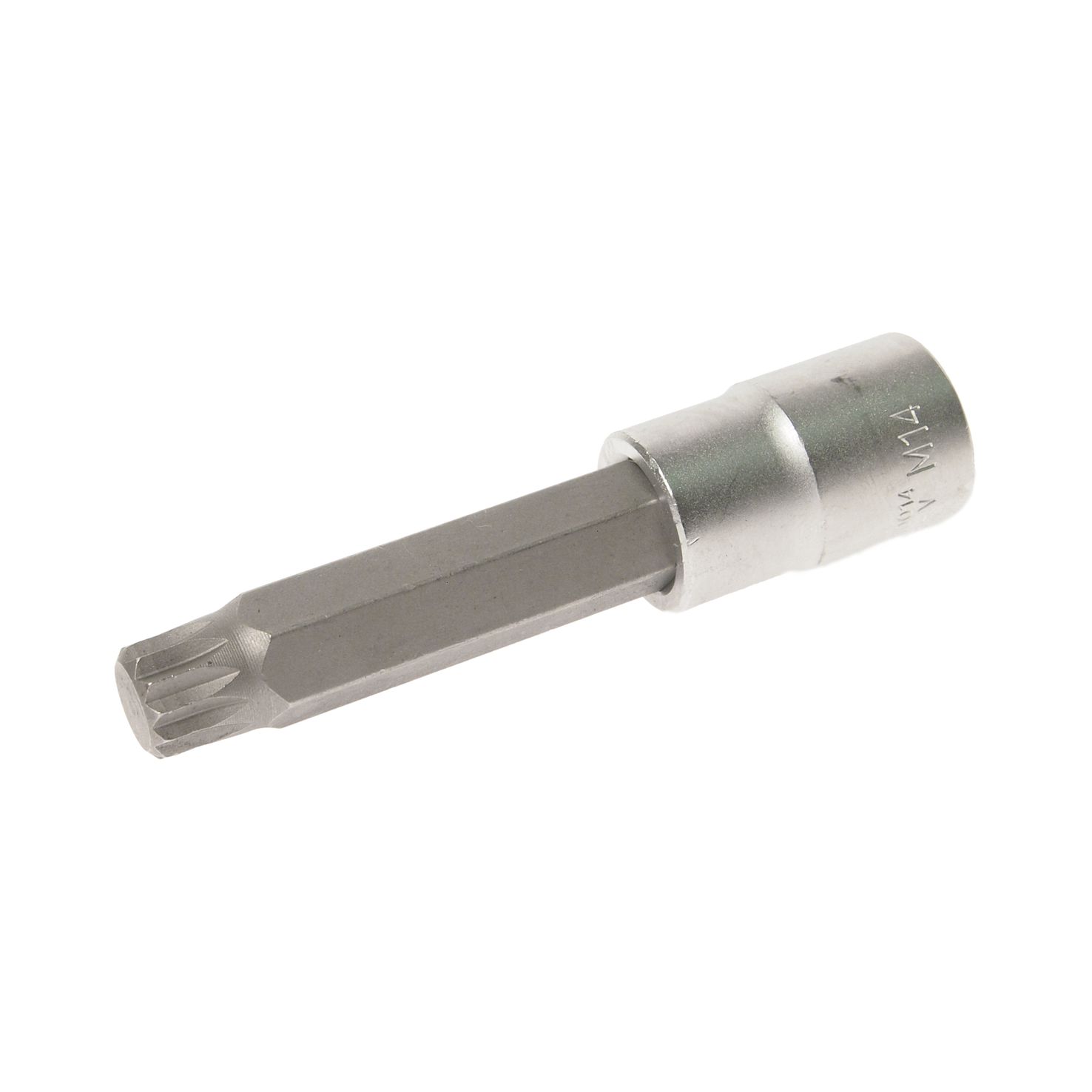 Головка-бита SPLINE 12-лучевая M14 1/2" (L-100мм) ROCKFORCE /1