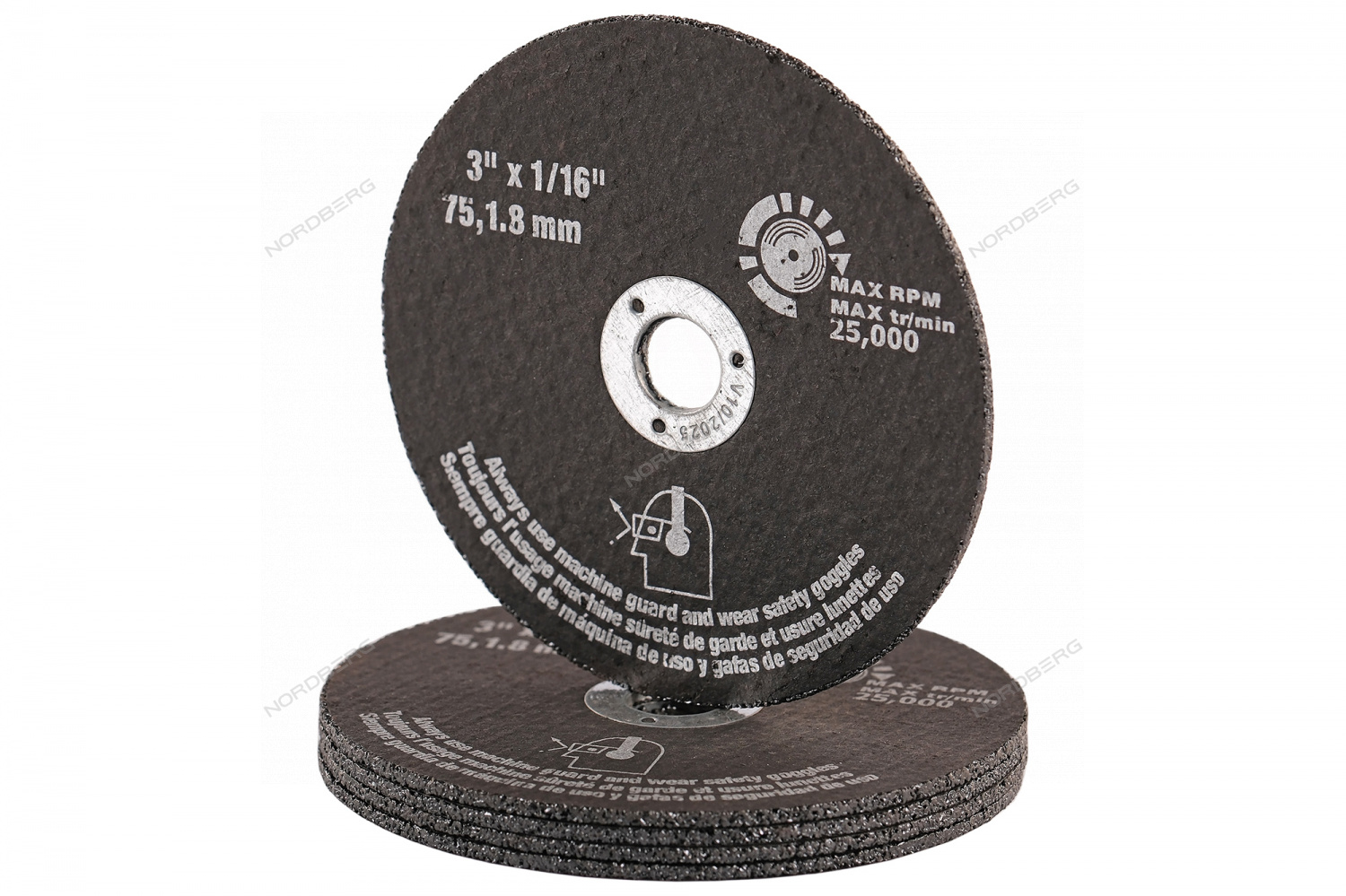 Диск отрезной 75 мм, комплект 5 шт. NORDBERG D050