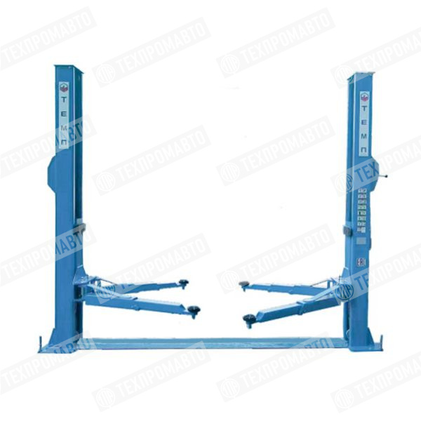 ТЕМП TD4000R 220VC Двухстоечный автомобильный подъёмник с нижней синхронизацией, 4 т