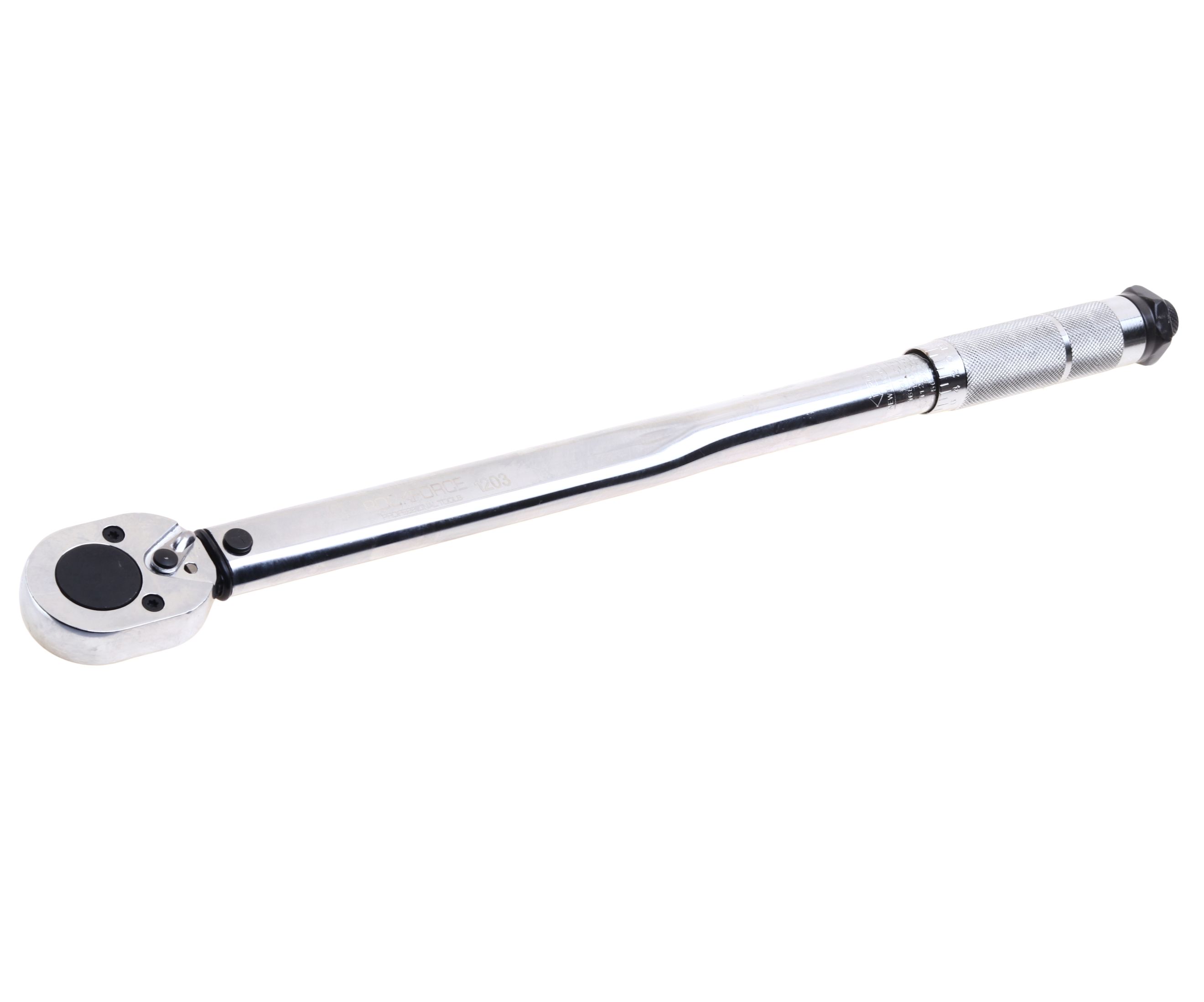 Ключ динамометрический RF-1203: щелчкового типа 1/2"DR (28-210Nm) 470мм ROCKFORCE /1/8