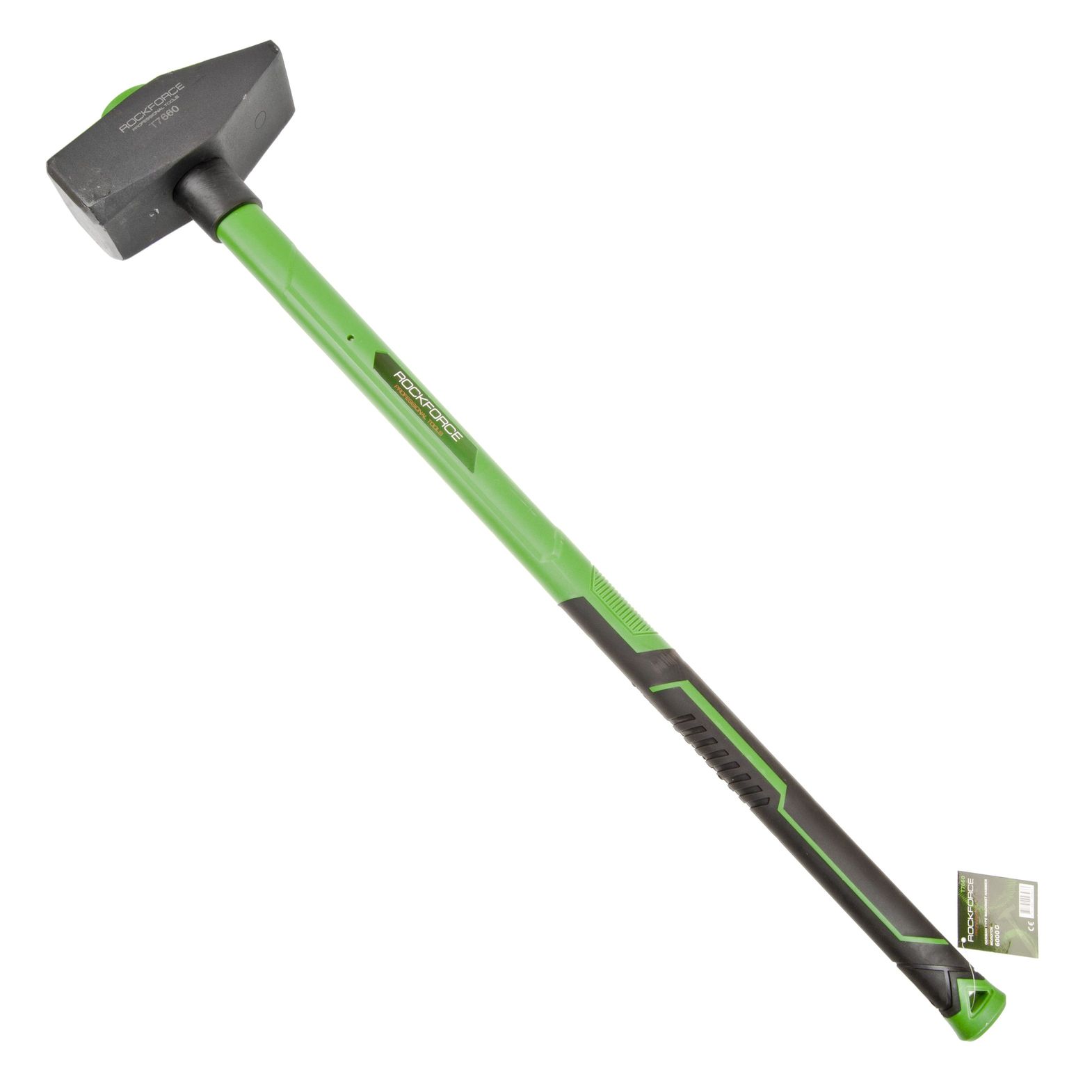 Молоток RF-T7660: с фибергласовой рукояткой 6000гр. ROCKFORCE /1/2