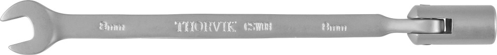 CSW08 Ключ гаечный комбинированный карданный, 8 мм