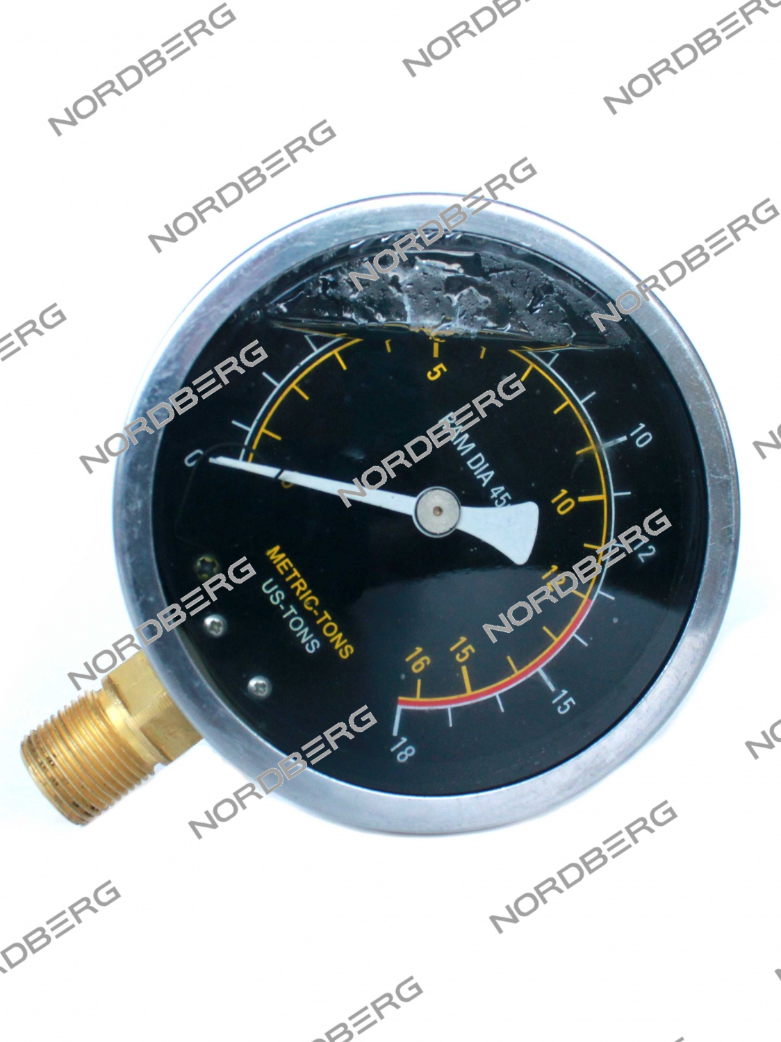 Манометр радиальный глицеринонаполненный для пресса N3612(2019) N3612L, N3612FL