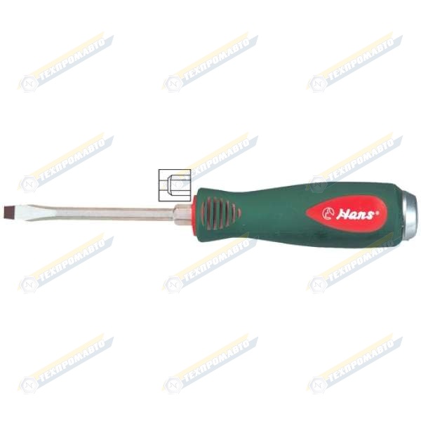 Отвёртка шлиц силовая с мет. затыльником