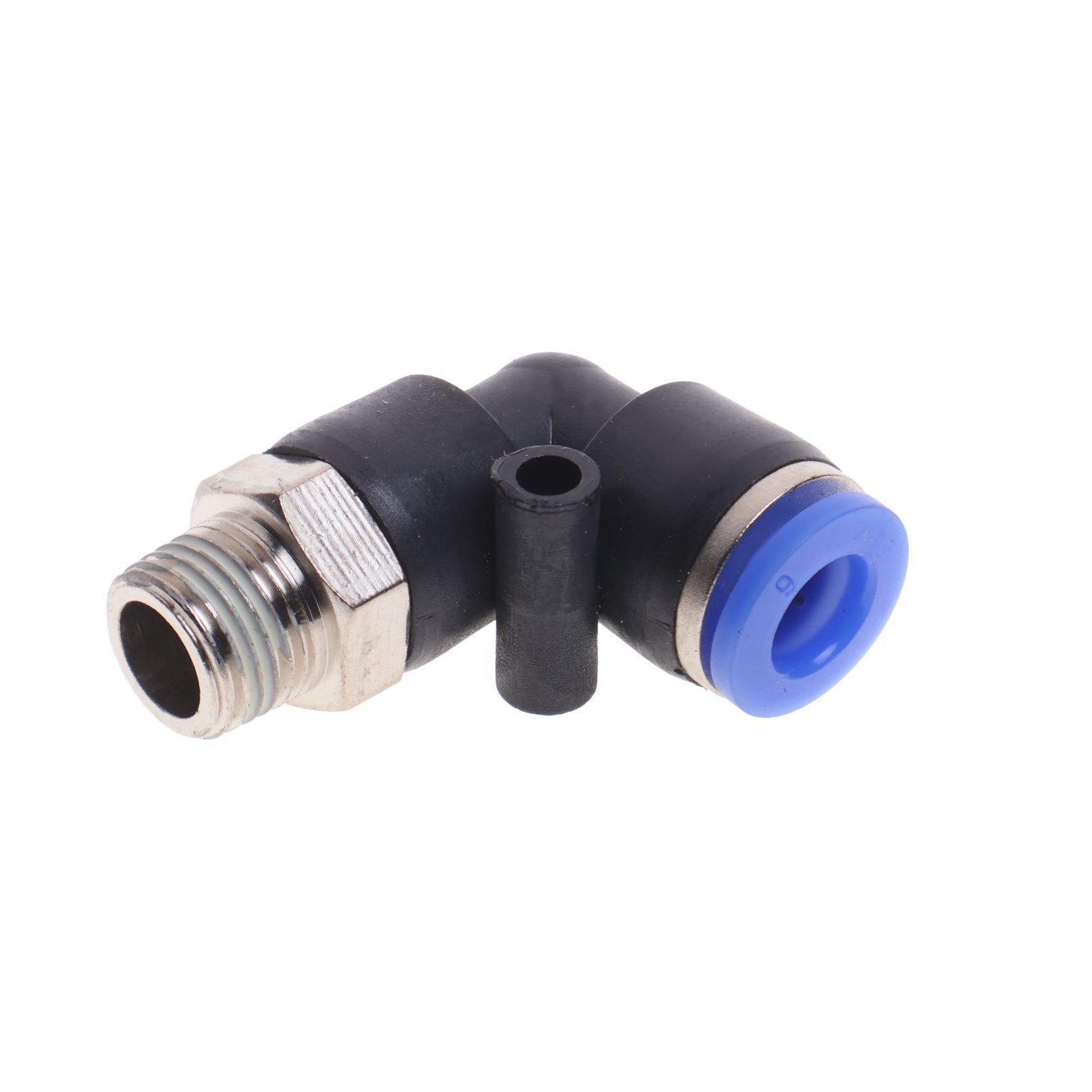 Фитинг  RF-SPL06-01 угловой для пластиковых трубок 6мм с наружной резьбой 1/8" ROCKFORCE /1