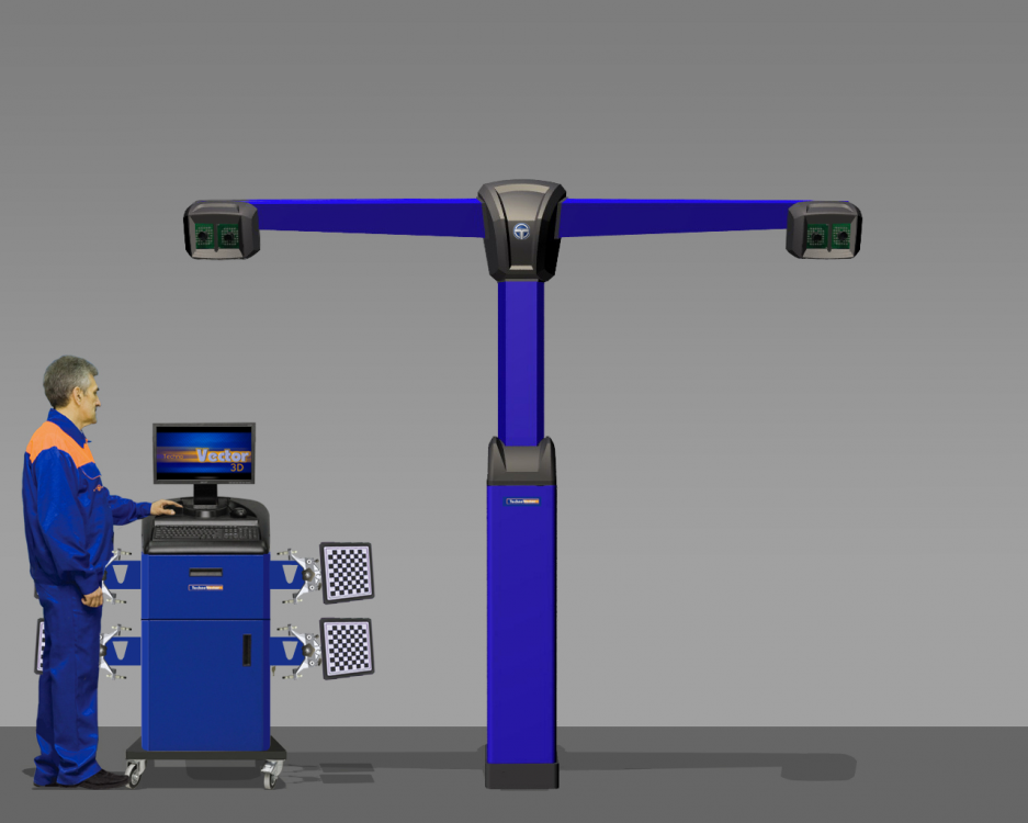 Стенд сход-развал 3D Техно Вектор 7 T7204TS