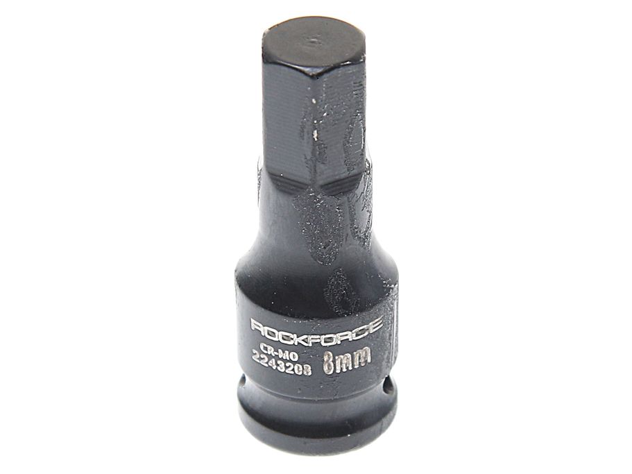Головка-бита  8мм 1/4" 6-гранная ударная L= 40 мм ROCKFORCE RF-2243208 /1/10/240