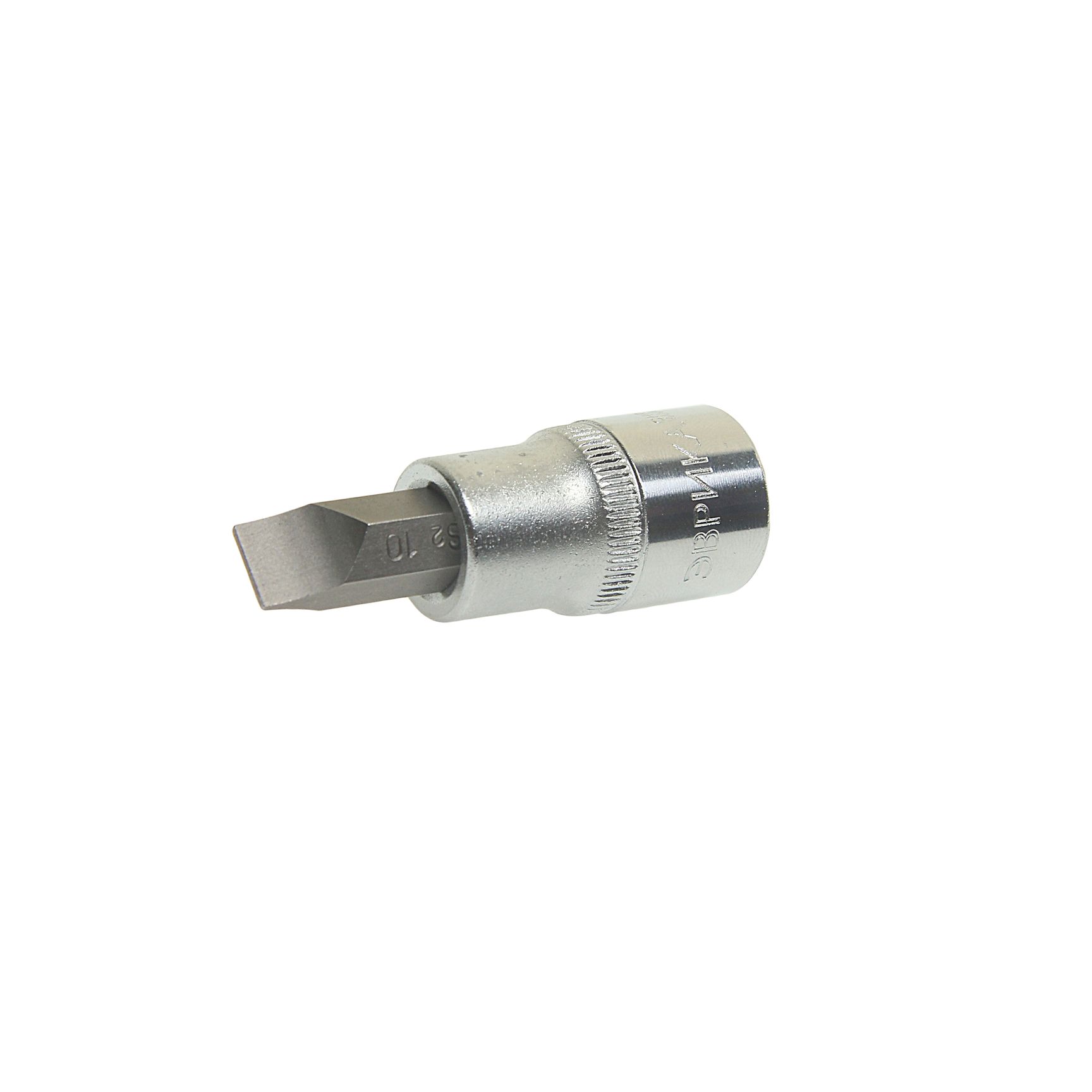 Насадка-вставка с битой шлиц SL10 ER-94302 1/2 10мм L=60мм ЭВРИКА /1/20