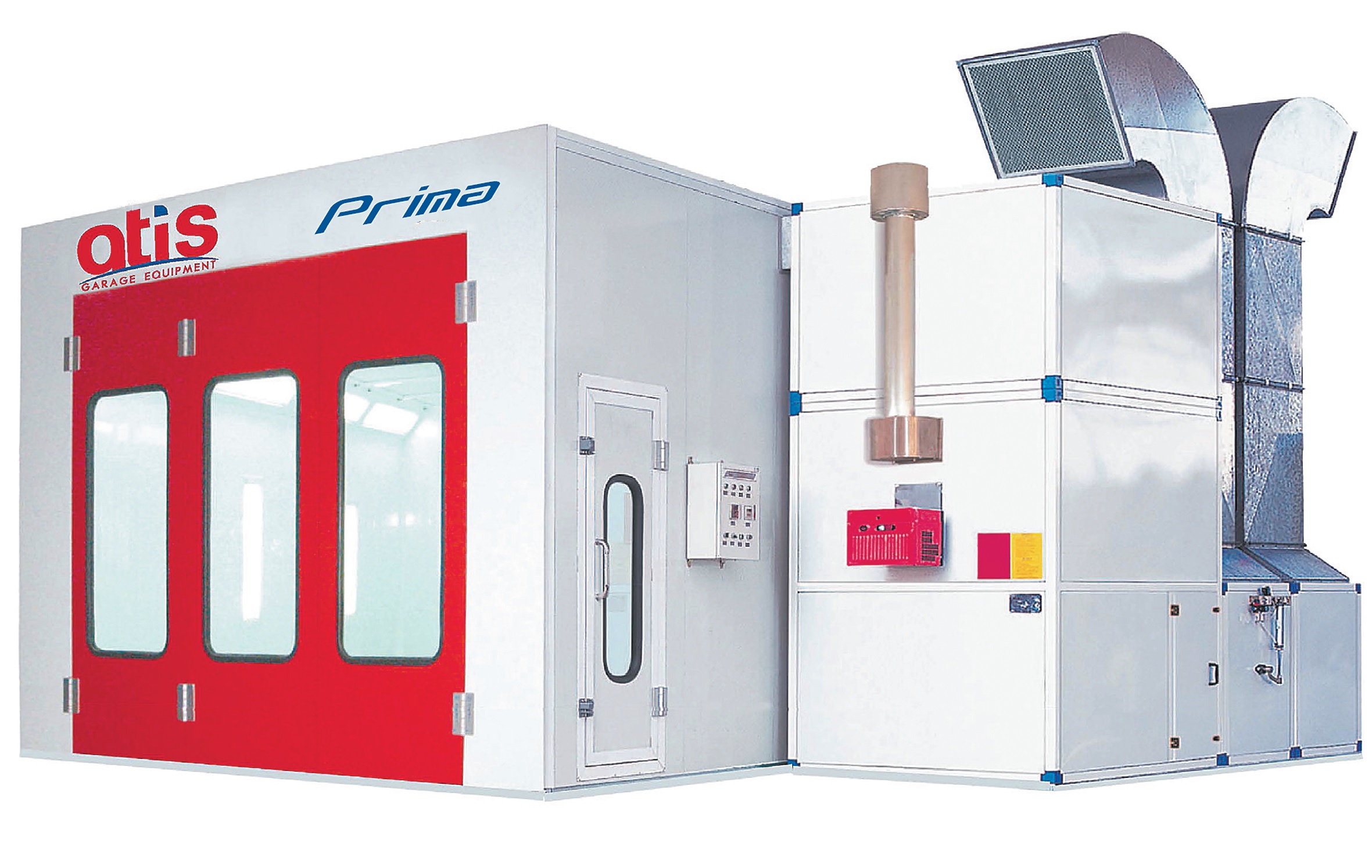 ATIS PRIMA PLUS XS окрасочно-сушильная камера с усиленной горелкой 300kWt