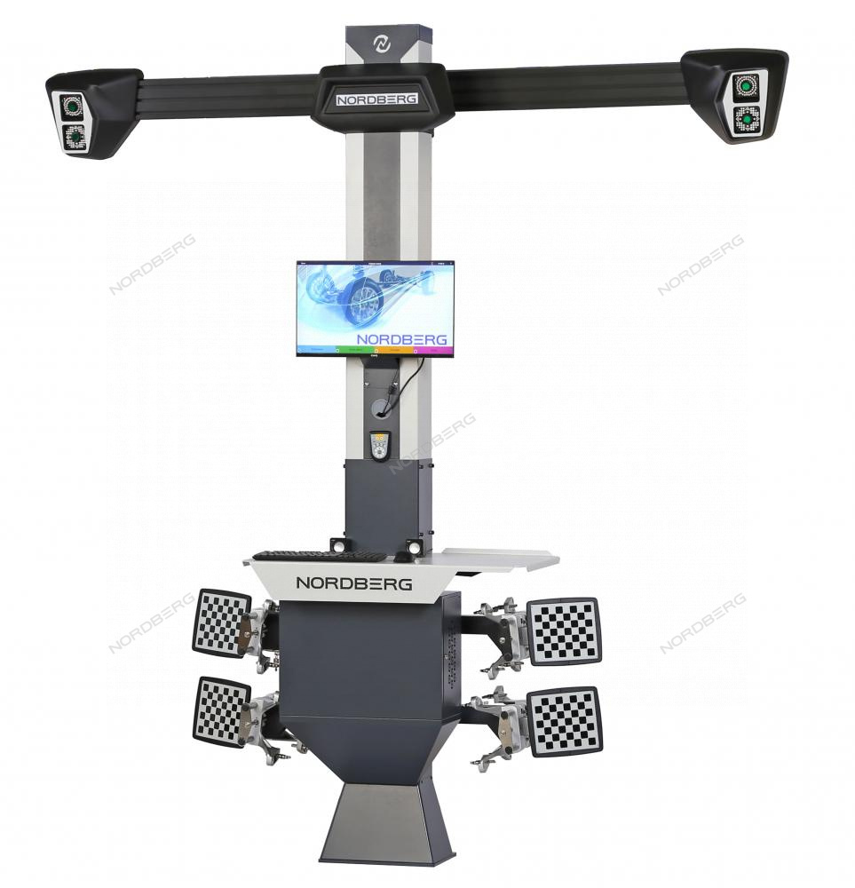 Стенд сход-развал 3D модель четырехкамерный NORDBERG C804_серый