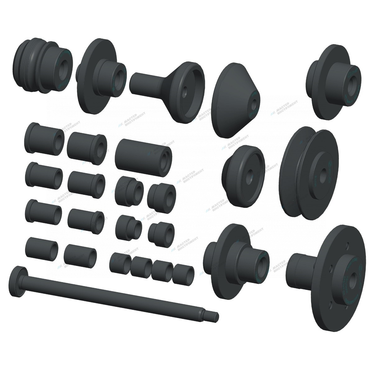 Дополнительный комплект Luxe к адаптеру для балансировки мотоциклетных колес SIVIK Moto