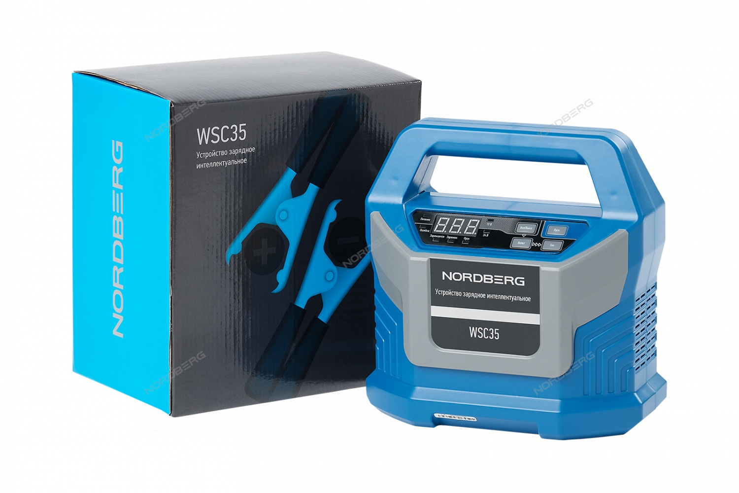 Зарядное интеллектуальное устройство 12/24 В, 15 A NORDBERG WSC35