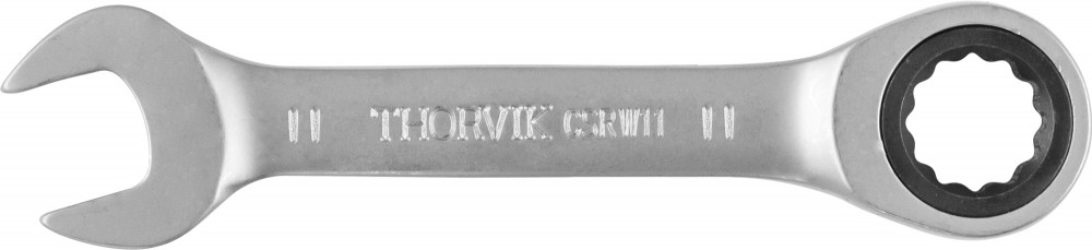 CSRW11 Ключ гаечный комбинированный трещоточный короткий, 11 мм