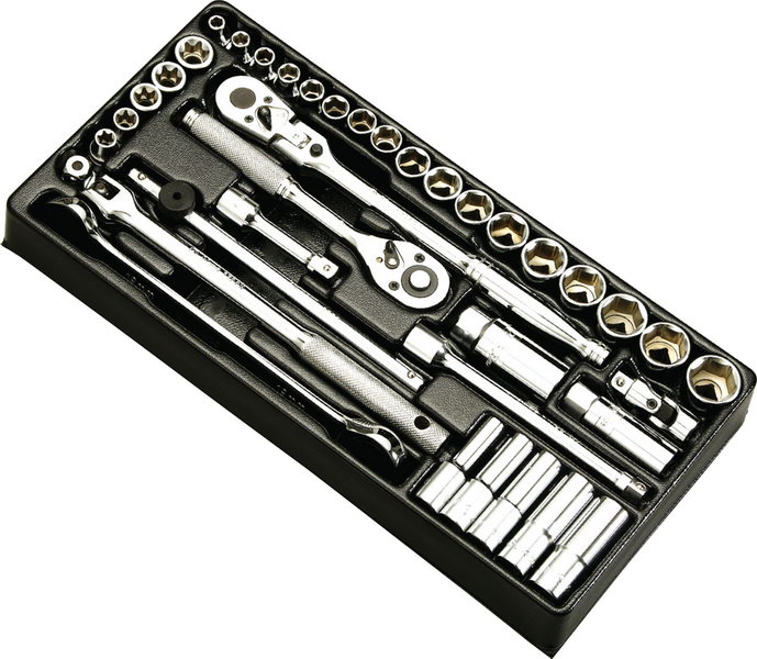 Ложемент головки аксессуары 3/8"38 шт