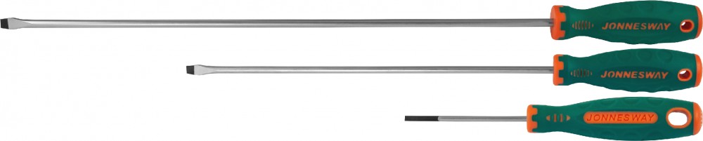 D71S10250 Отвертка стержневая шлицевая ANTI-SLIP GRIP, SL10.0х250 мм
