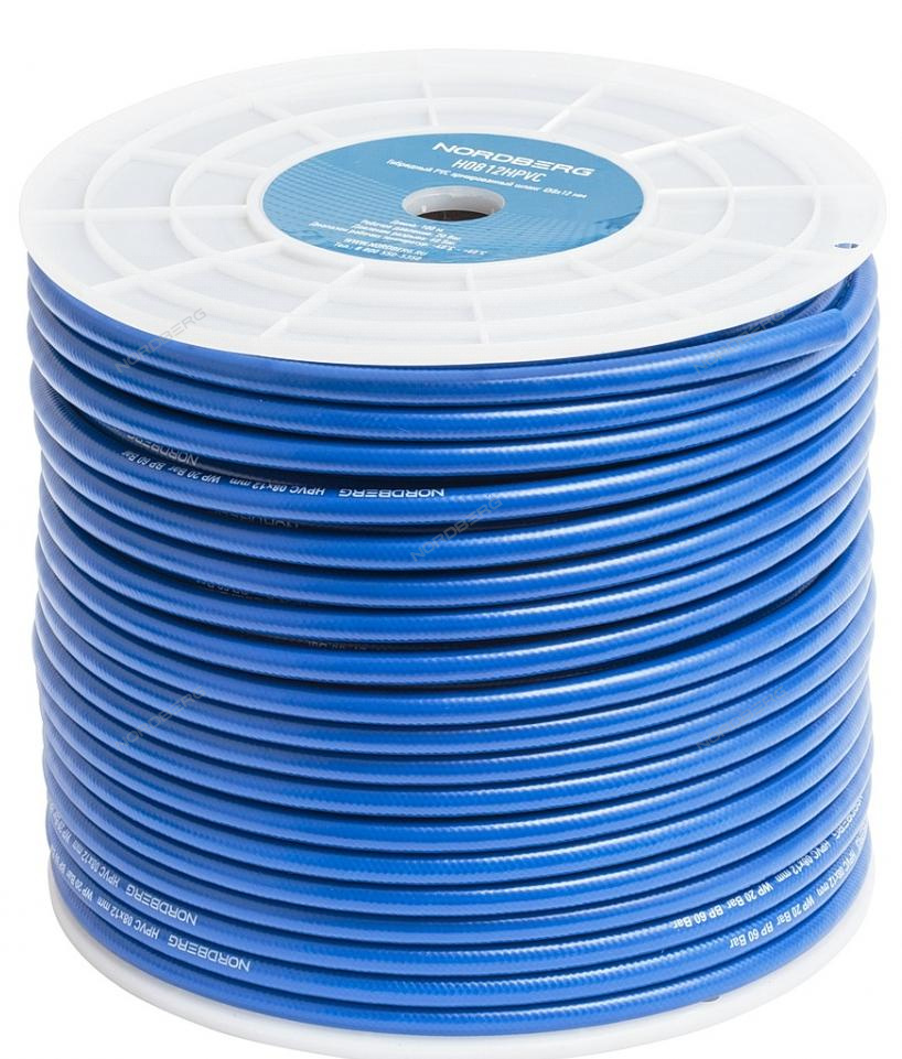 Шланг воздушный гибридный ПВХ диам. 8х12 мм 1м. NORDBERG H0812HPVC