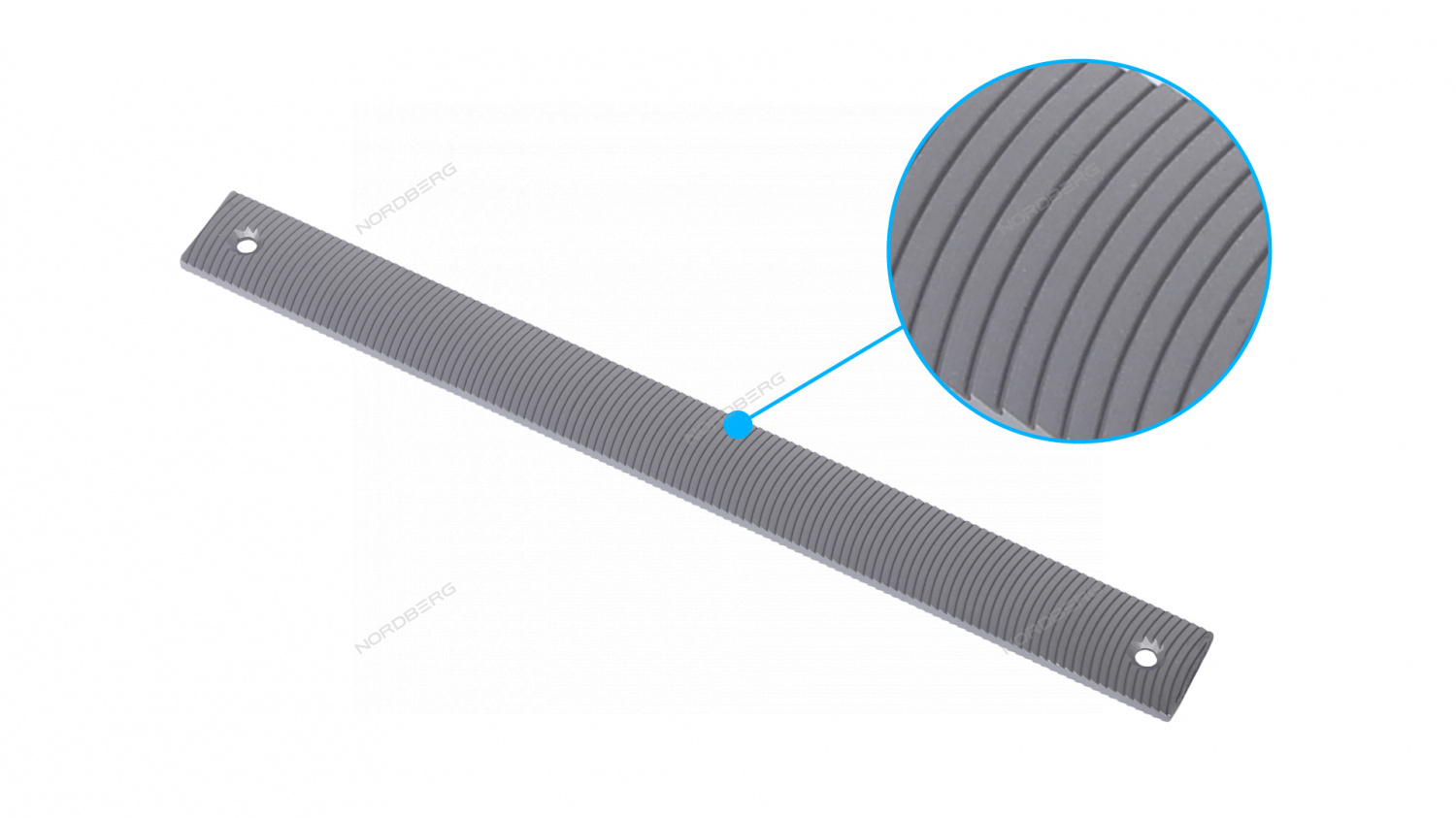 Рихтовочное полотно 350х35 мм, шаг 2,8 мм/9TPI(9 зубьев на дюйм), толщина 5 мм NORDBERG ST015(MT)