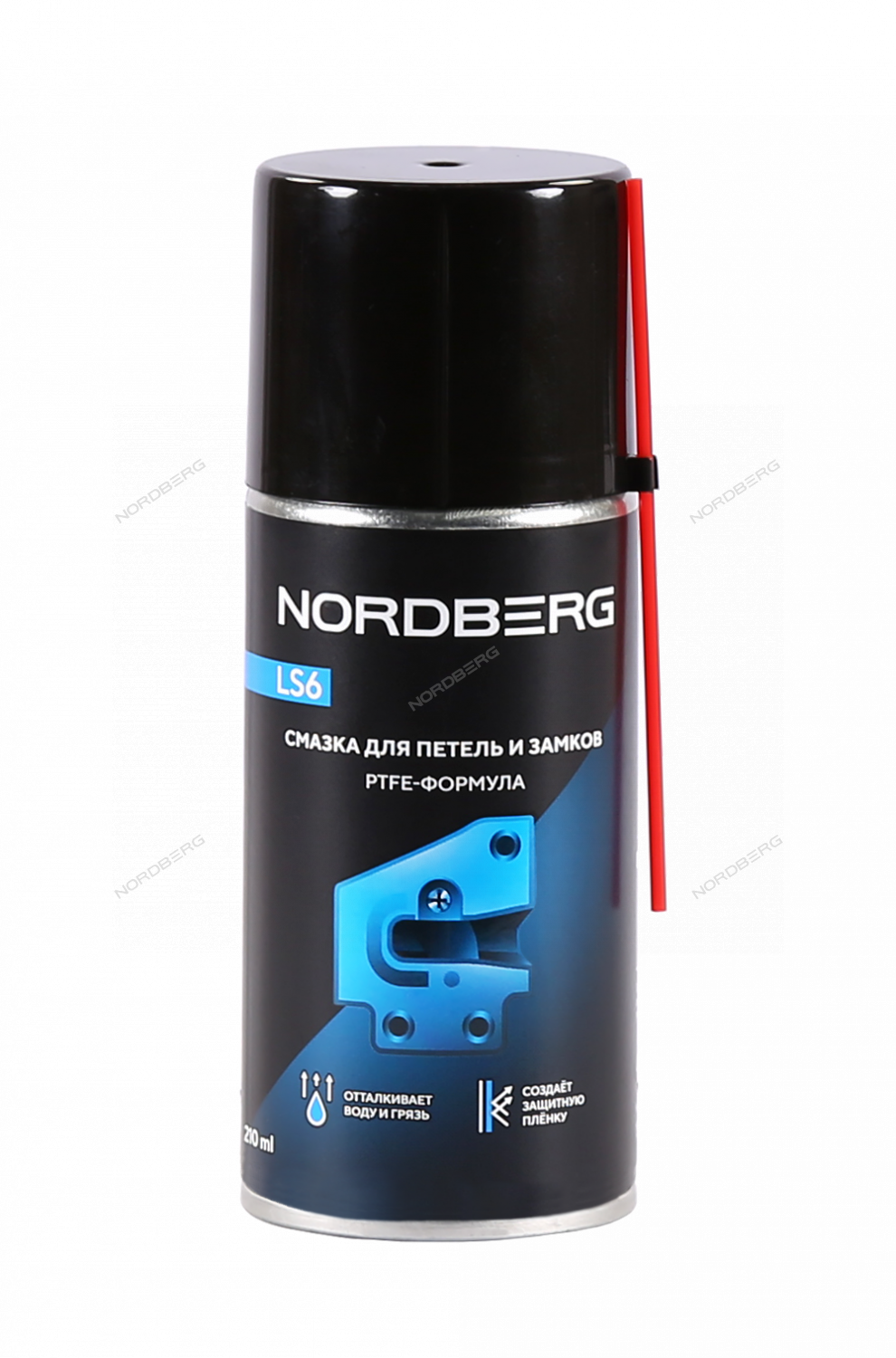 Смазка для петель и замков с PTFE LS6, аэрозоль, 210 мл, LS6-210