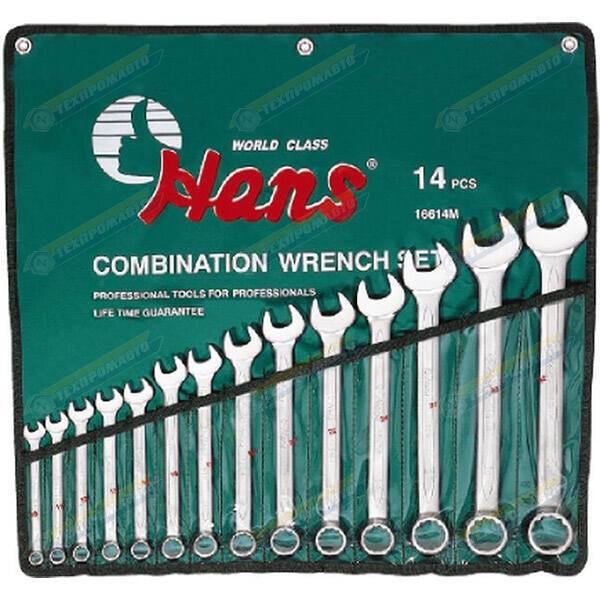 16614М комплект ключей комбинированных 10-32мм 14шт
