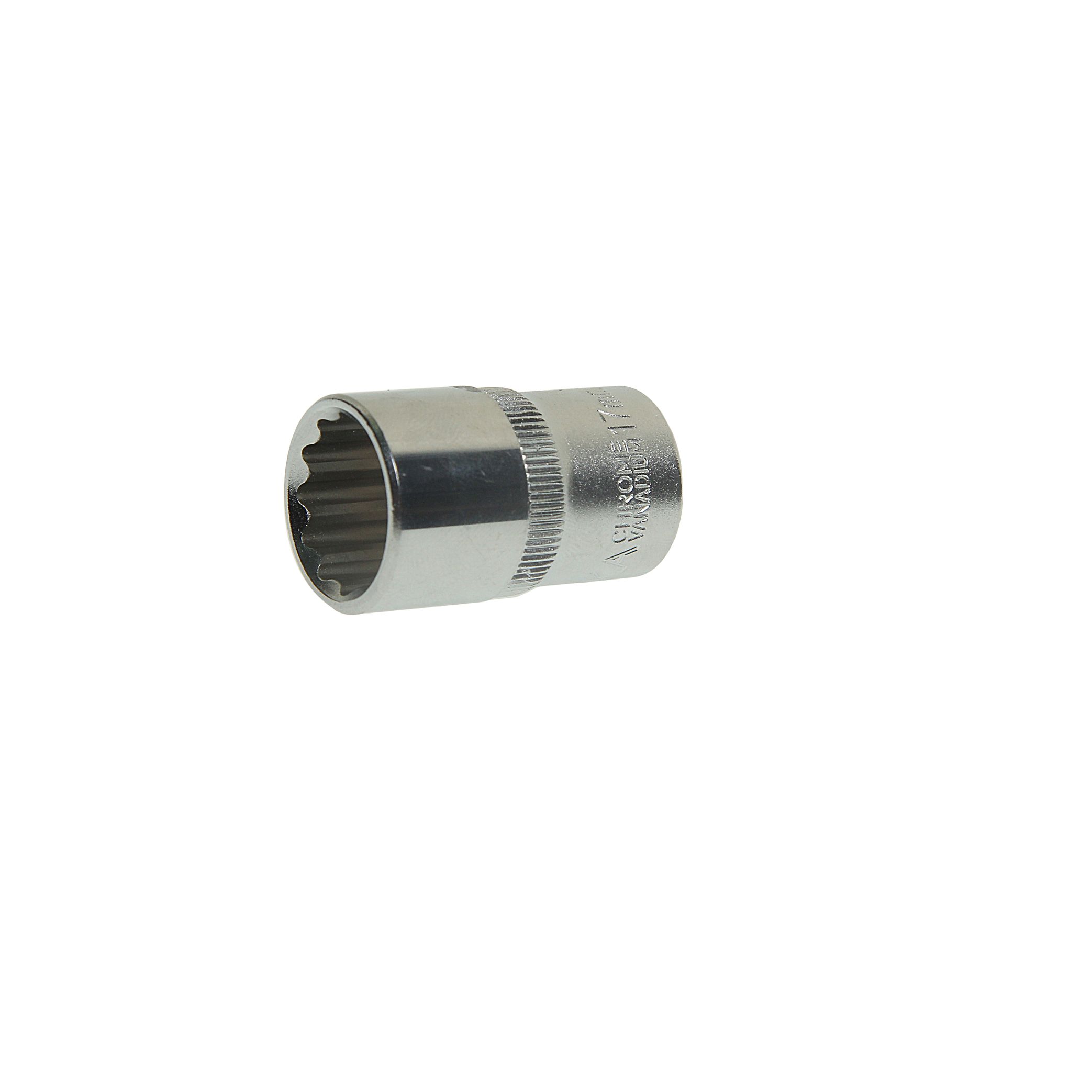 Головка торцевая 17мм 1/2" 12-гранная L=40мм ЭВРИКА ER-91310-12 /1/24
