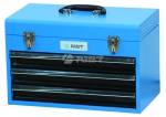 Ящик для инструмента 3-х секционный выдвижной AIST 90001903 с крышкой, голубой, 435х240х280мм