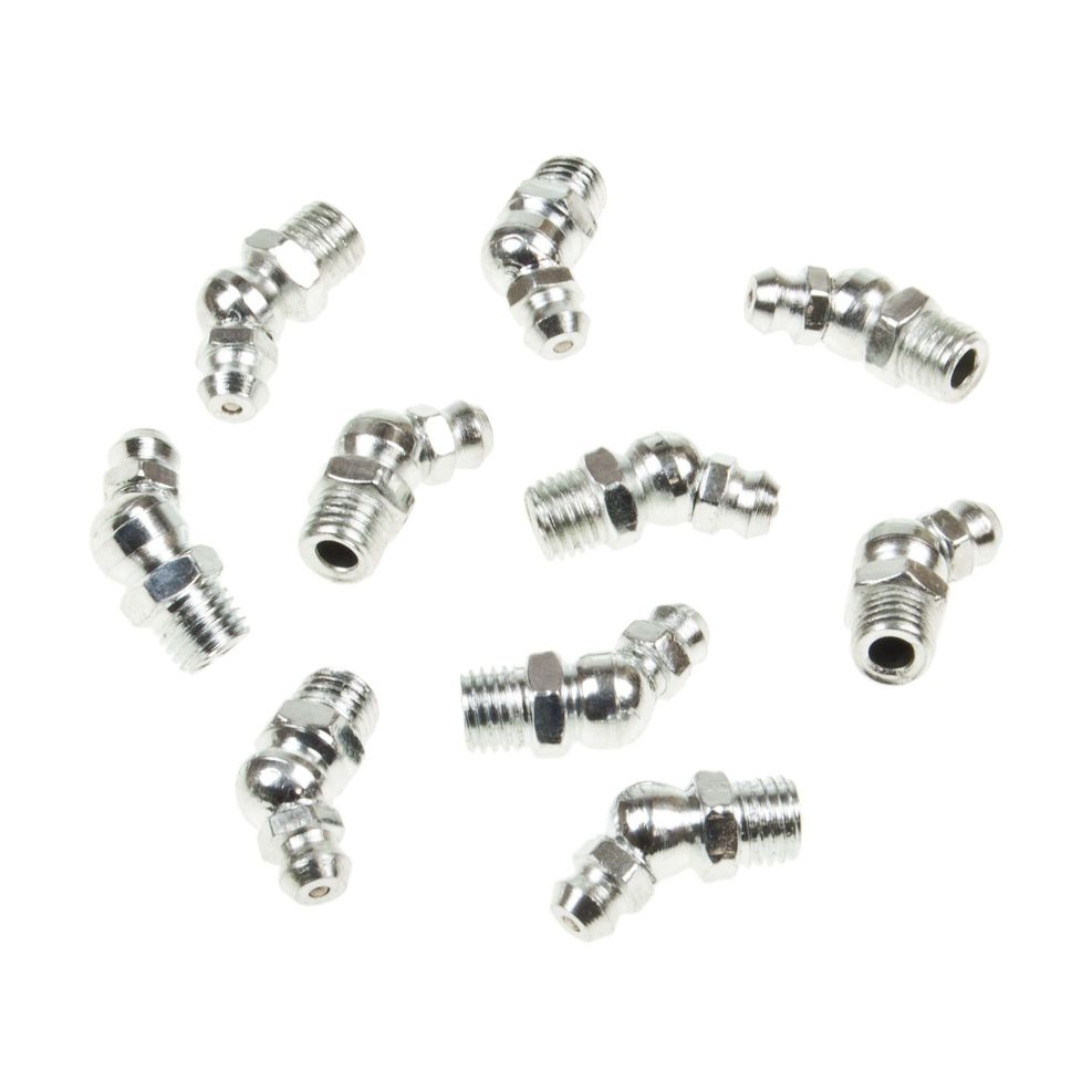 Пресс-масленка RF-GN-01-45-8MM: 8мм угловая (45град.), к-т 10 шт. ROCKFORCE /1/2000