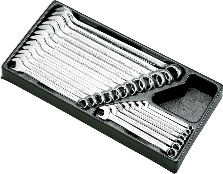 Ложемент: ключи комбинированные (19 предметов)