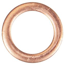 Шайба  8.0х12.0-1.5 медная (плоская) ER-08012015 ЭВРИКА /100/3000 NEW