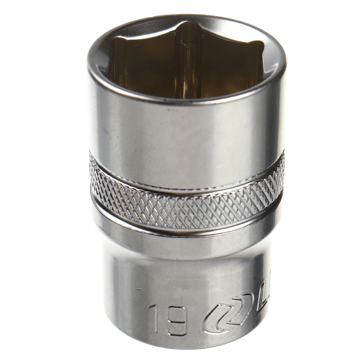Головка торцевая 19мм 1/2" 6-гранная L-38мм LG-43119 LIGE /1/250