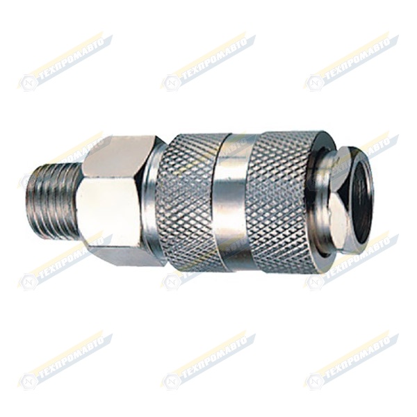 Муфта штуц.9мм,быстроразъемная , самозапир.,усл.проход 8мм