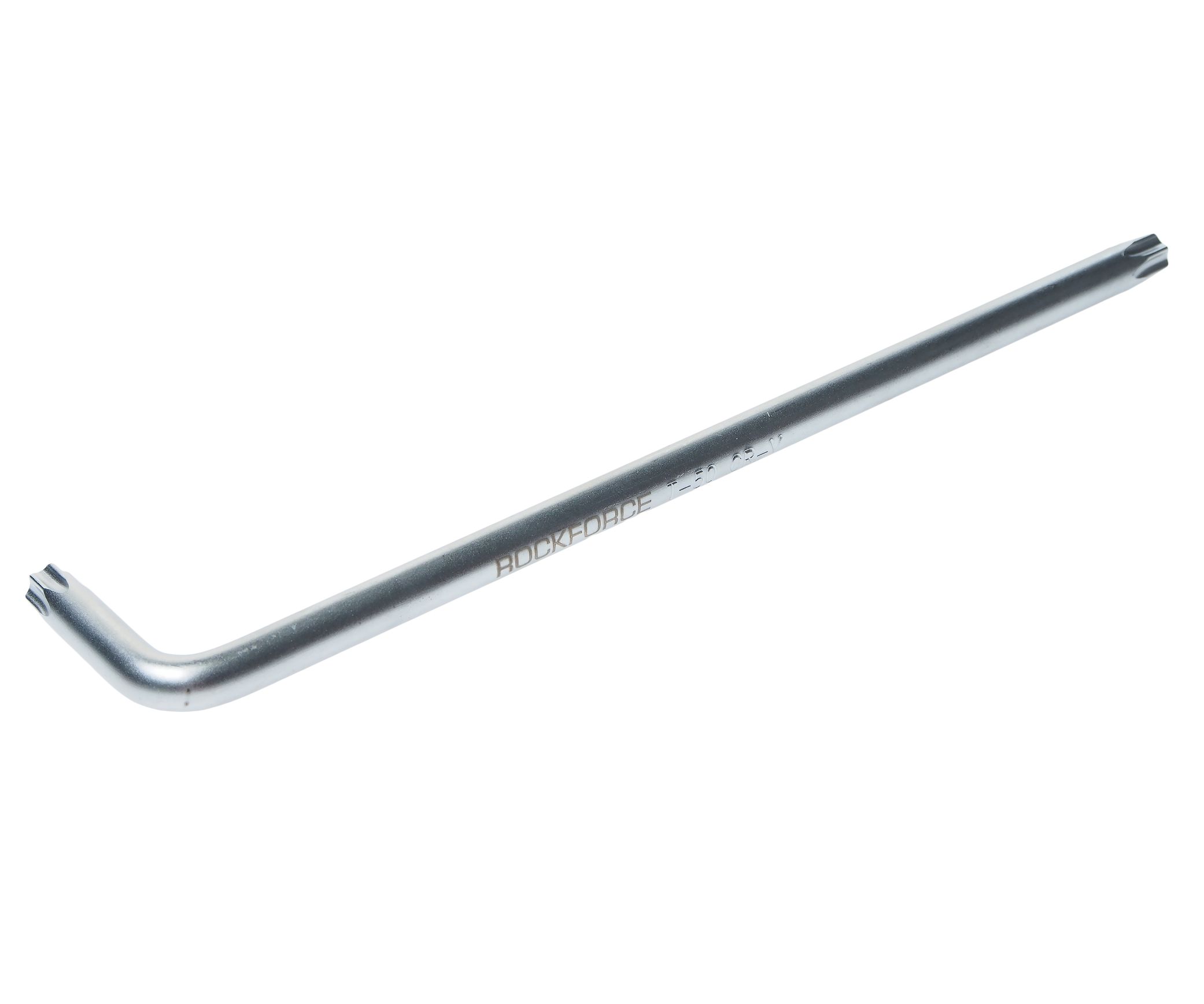 Ключ TORX T50H RF-76750XL: Г-образный экстрадлинный с отверстием ROCKFORCE /1/10