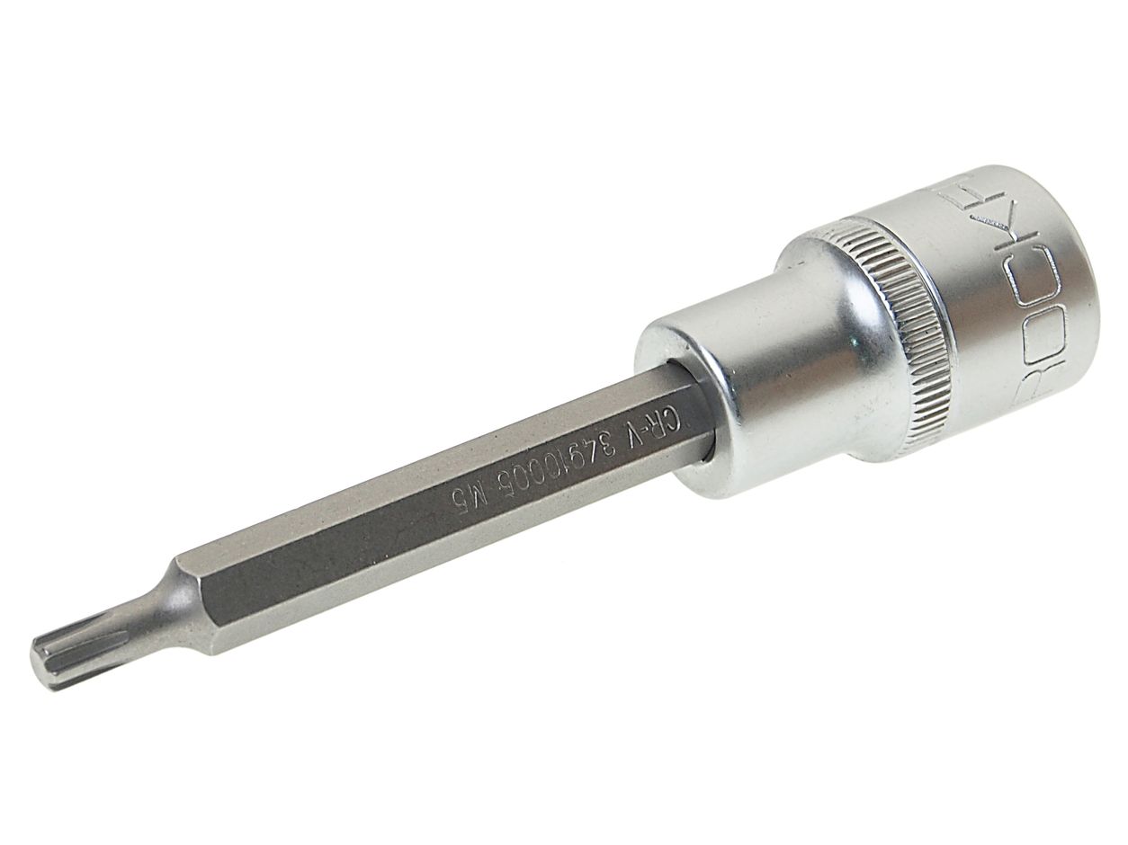 Головка-бита RIBE M5 1/2" (L-100мм) ROCKFORCE /1
