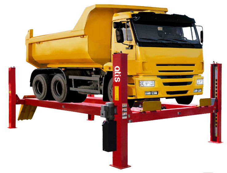 A4140H Подъемник четырехстоечный, 13.5 т., для слесарных работ с грузовым авто, удлиненный