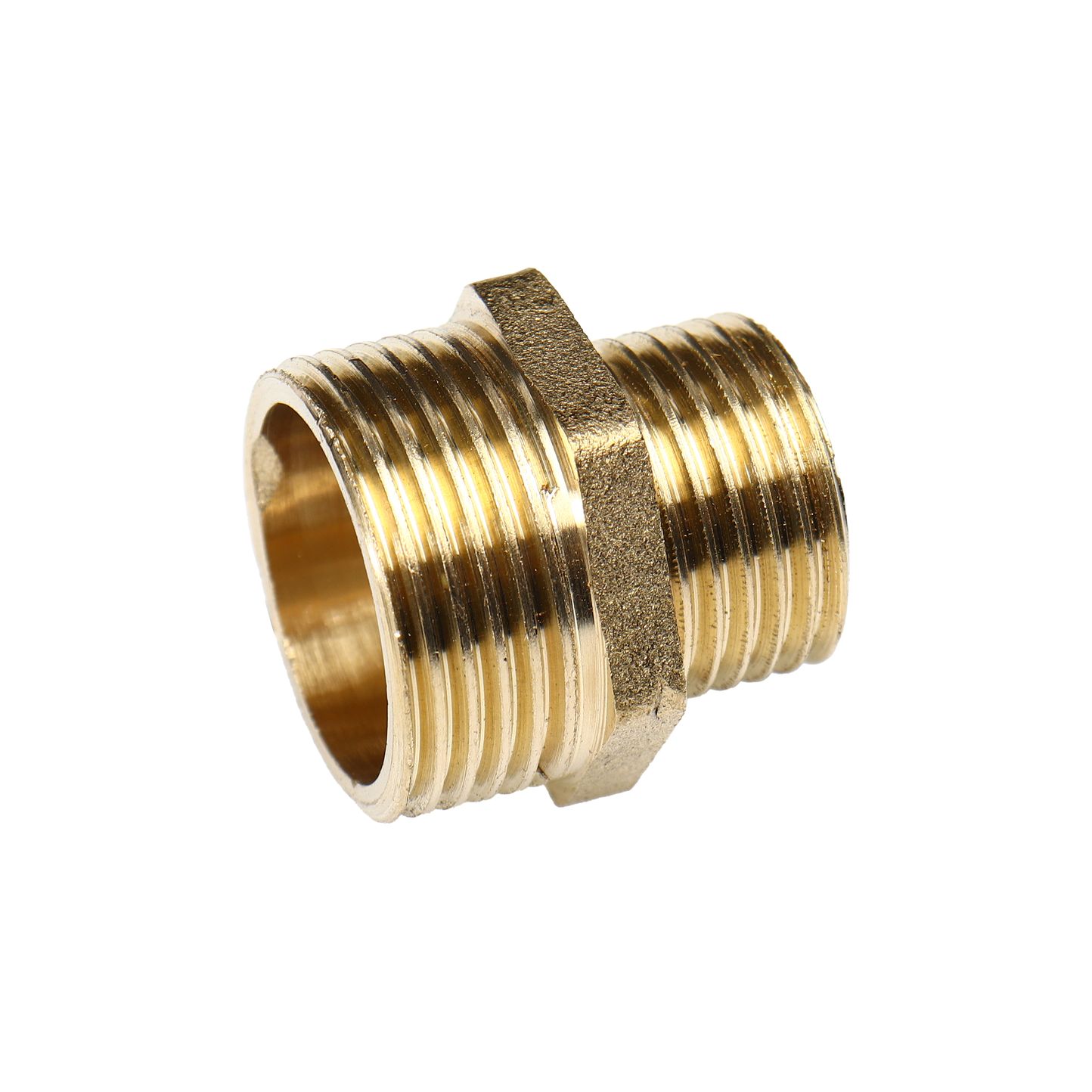 Соединитель резьбовой ER-MM12/08:наруж. резьба 3/4"x1/2" ЭВРИКА /1/10