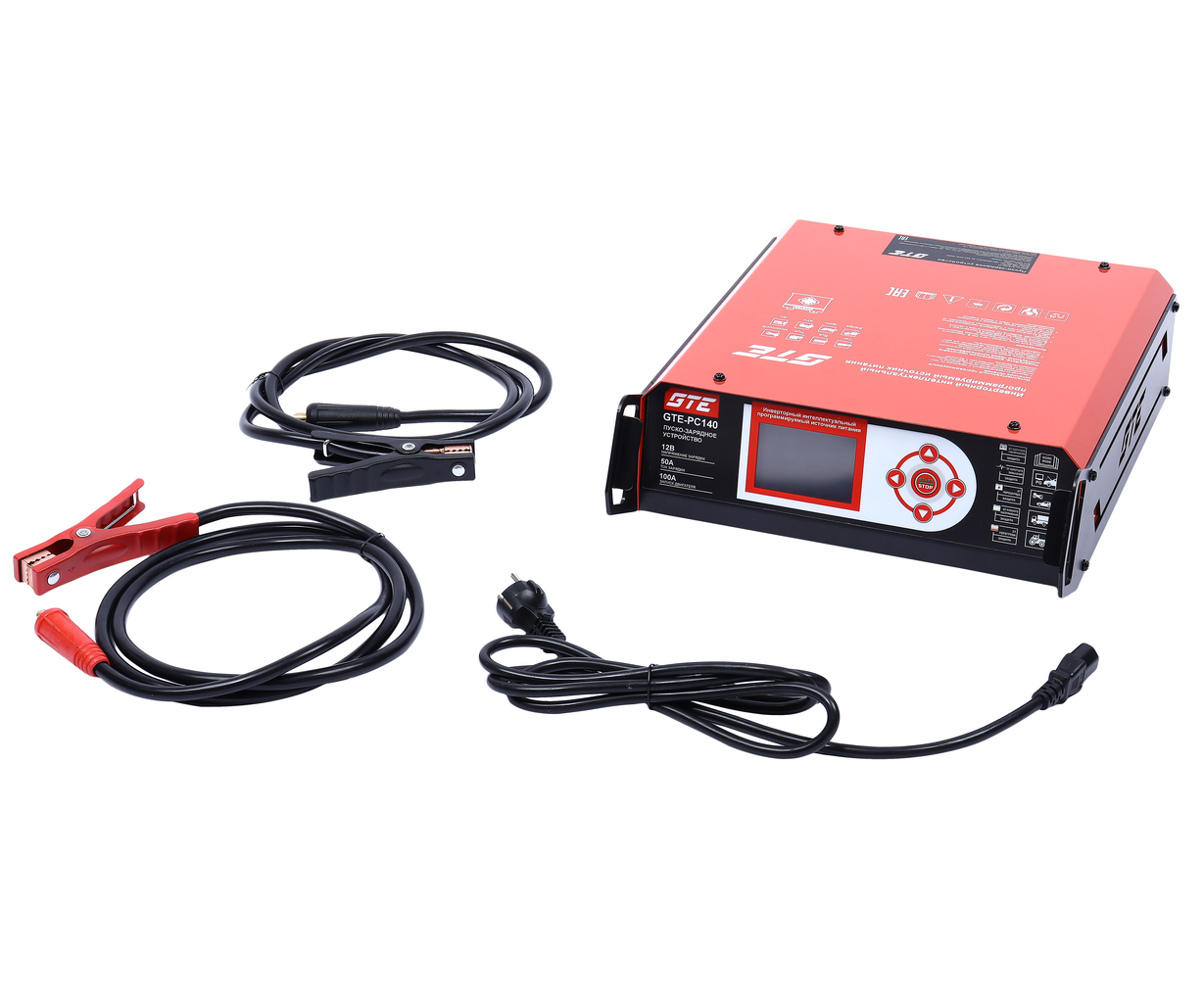 GTE-PC140 - Устройство пуско-зарядное 12V/50-750Ач/100А GTE - Пуско-зарядное устройство GTE-PC140 предназначено для быстрого заряда аккумуляторной батареи и запуска различной техники. Мощности GTE-PC140 достаточно для зарядки свинцово-кислотных АКБ, устан