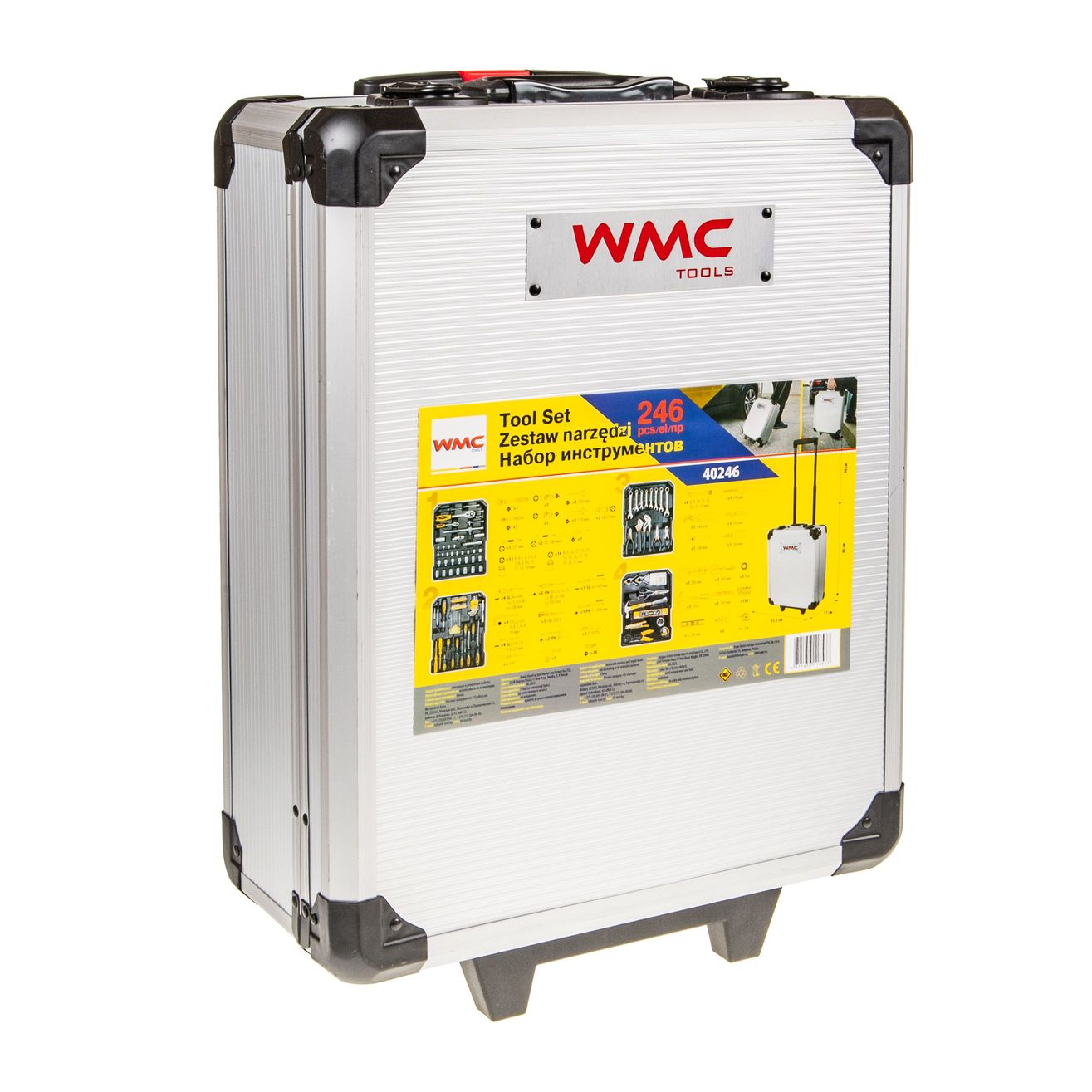 Набор инструмента WMC-40246: 246пр. в алюминиевом кейсе WMC TOOLS /1