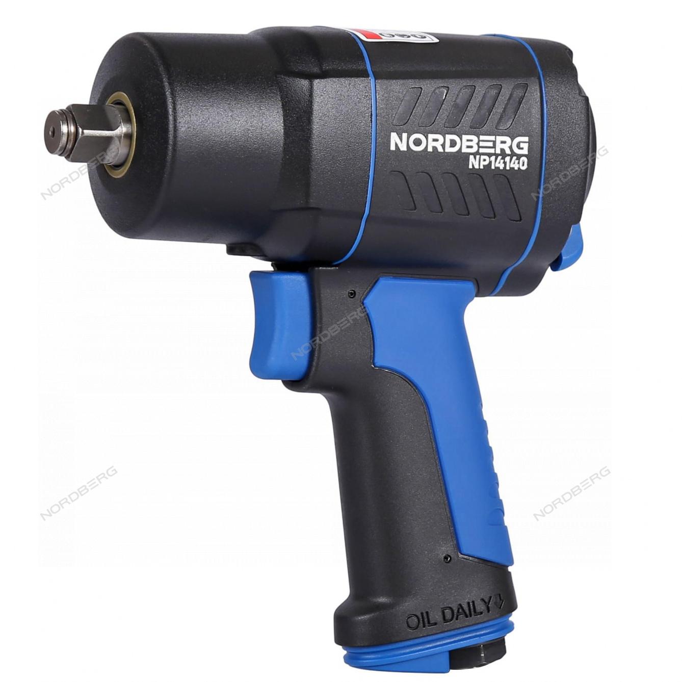 Пневмогайковерт ударный 1/2", 1550 Нм NORDBERG NP14140