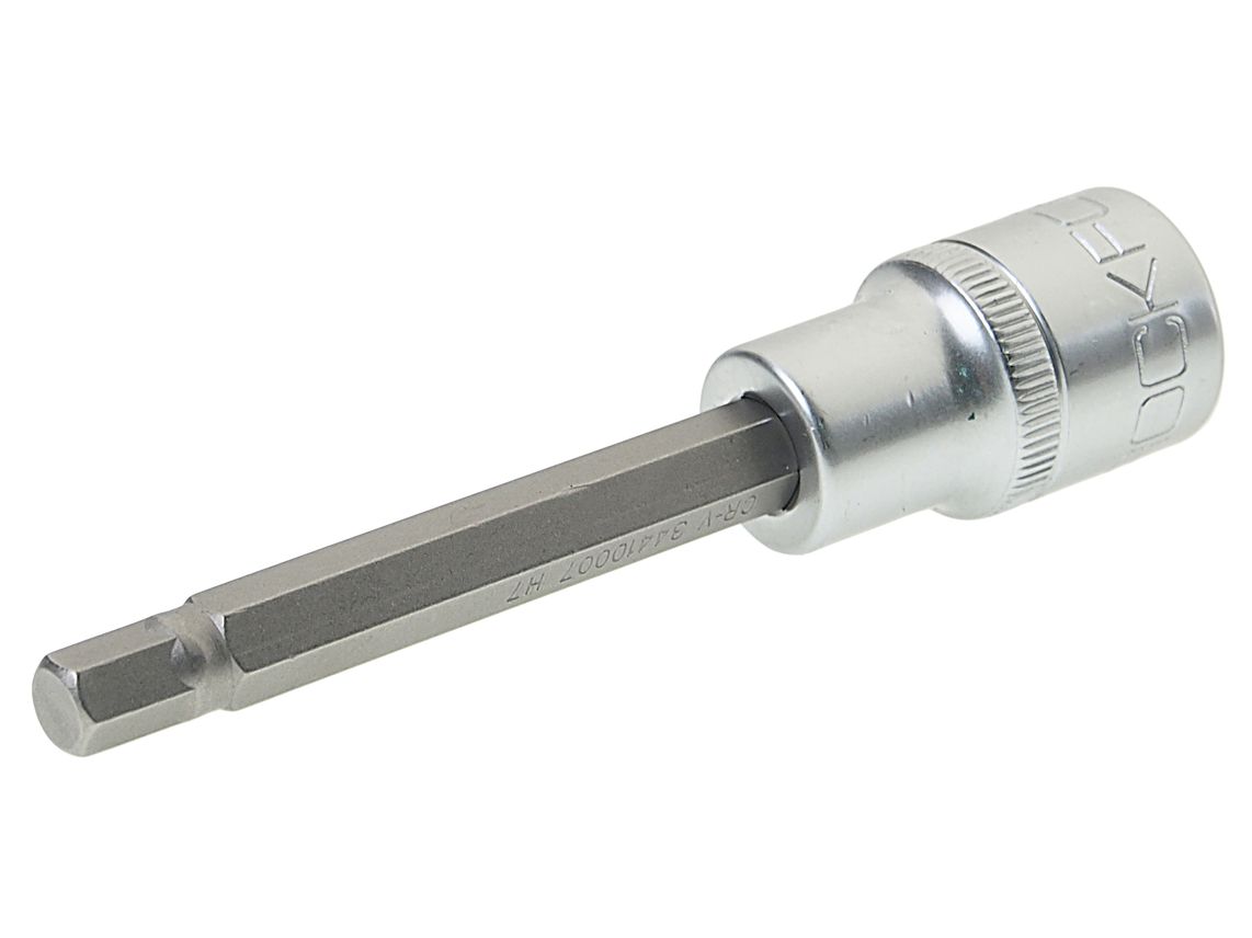 Головка-бита 6-гранная 7мм 1/2" (L-100мм) ROCKFORCE /1