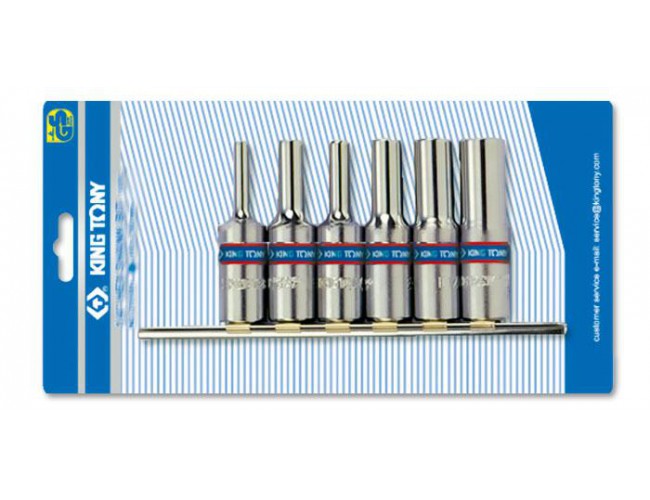 3/8” комплект глубоких  головок 3116PR