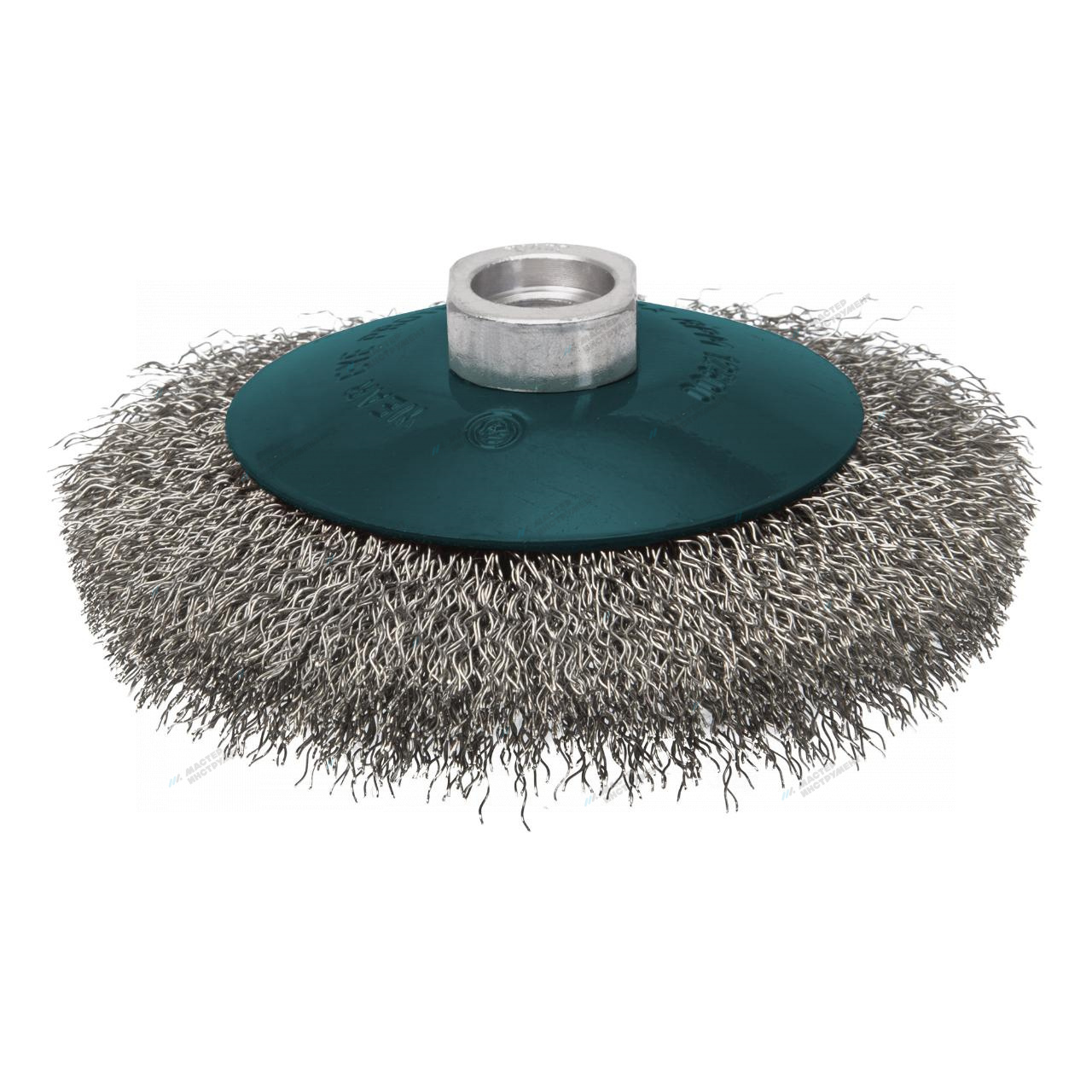 Щетка коническая, гофрированная, для УШМ № 56 ПрофОснастка Мастер D115 мм М14*2 RPM 12500 S 0,3