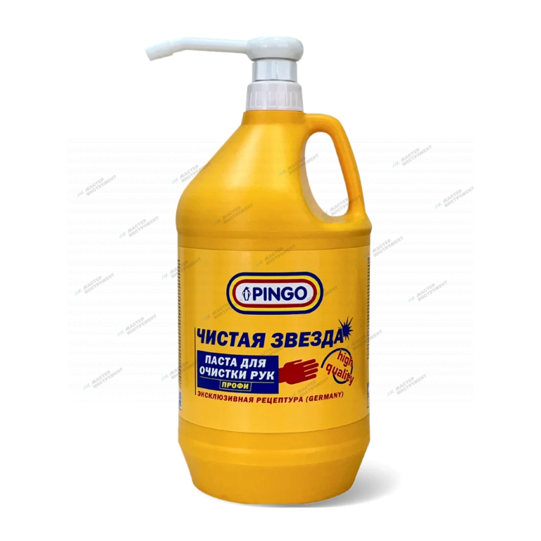 Паста для очистки рук "Чистая звезда" ПРОФИ, канистра 3,7 л с дозатором