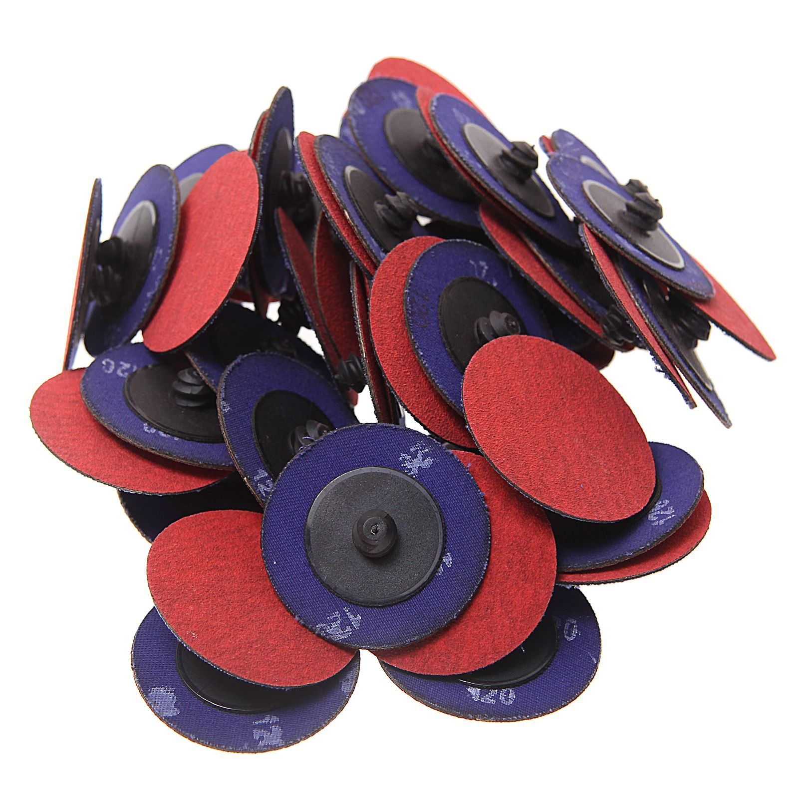 Круг RF-BD2120C абразивный шлифовальный 50мм (№120,красный)(к-т 50шт) ROCKFORCE /1/10
