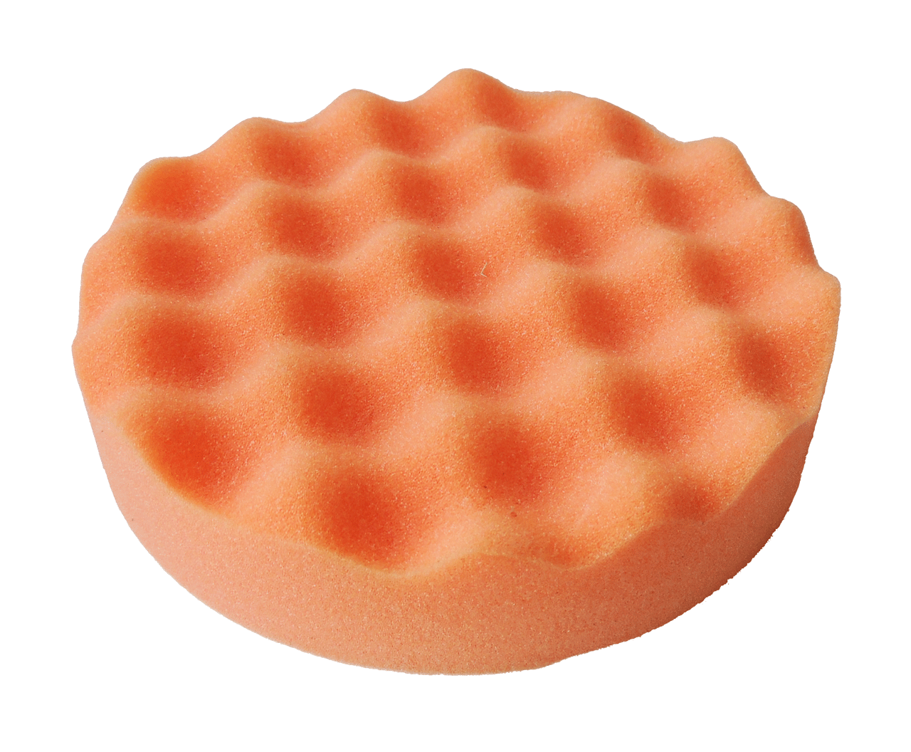 asturomec полировальник v90815 рифленый полужесткий оранжевый 160мм, крепление "липучка"